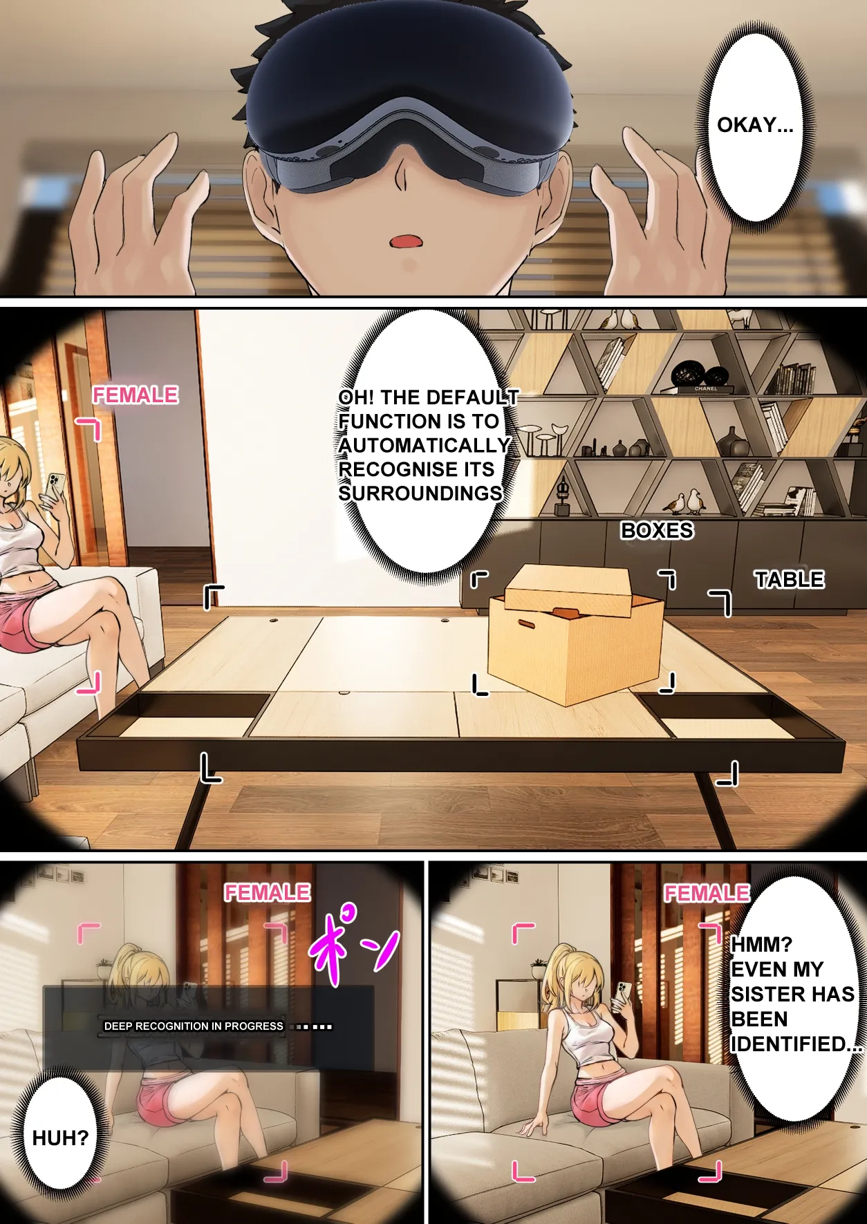 My AR glasses can see various stats about my foster sister？! page 6