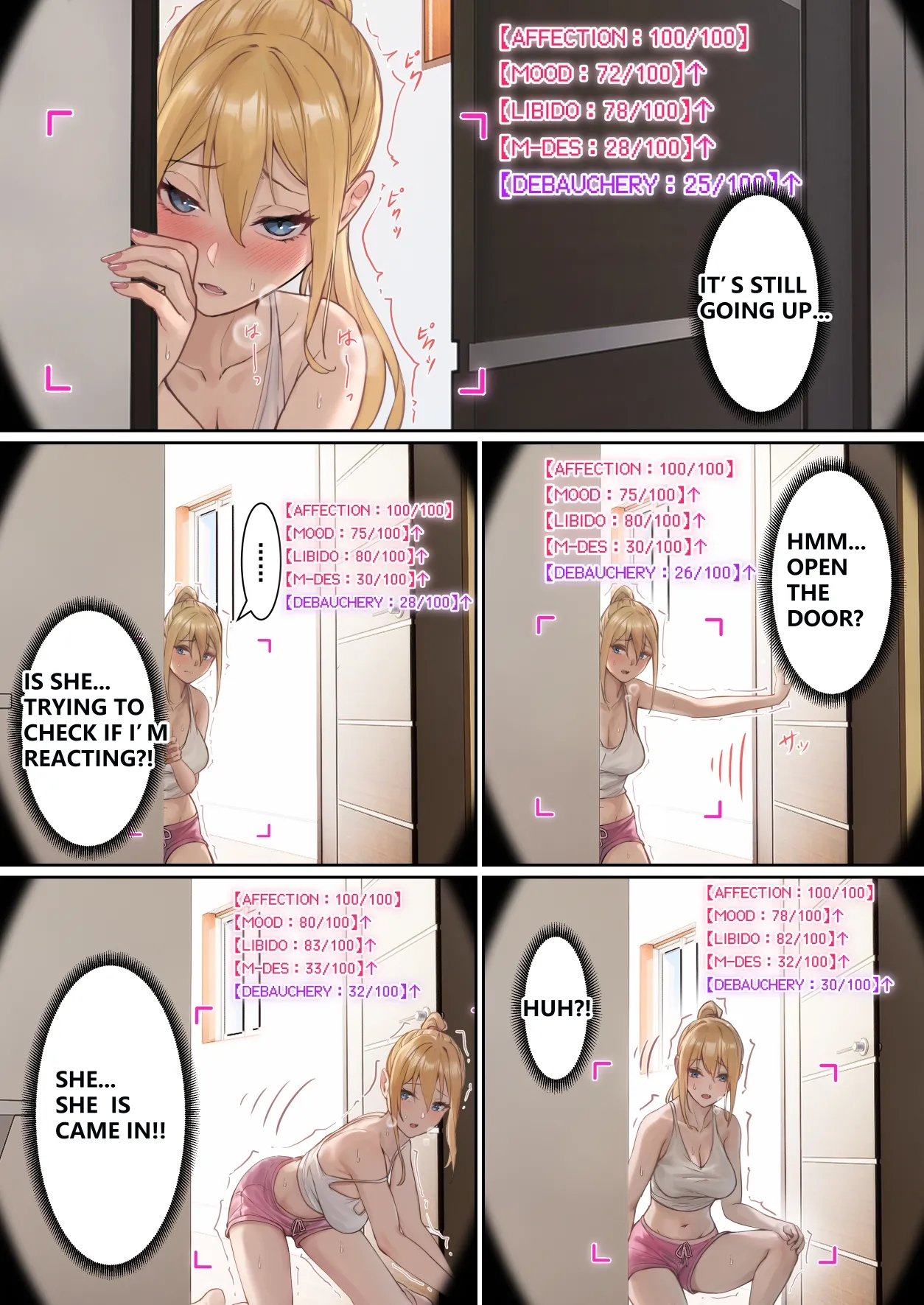 My AR glasses can see various stats about my foster sister？! page 68