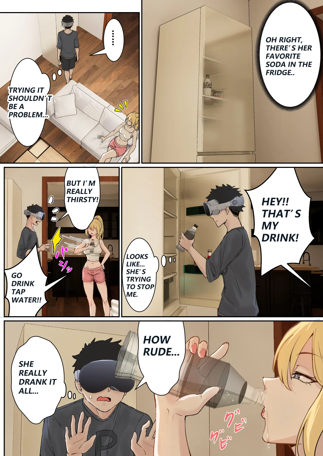 My AR glasses can see various stats about my foster sister?! page 12