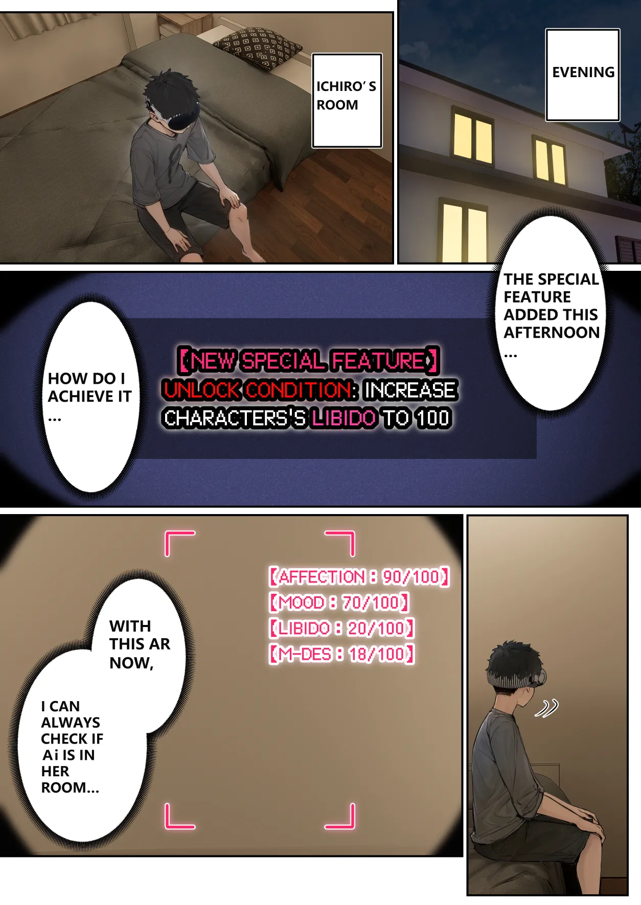 My AR glasses can see various stats about my foster sister?! page 28