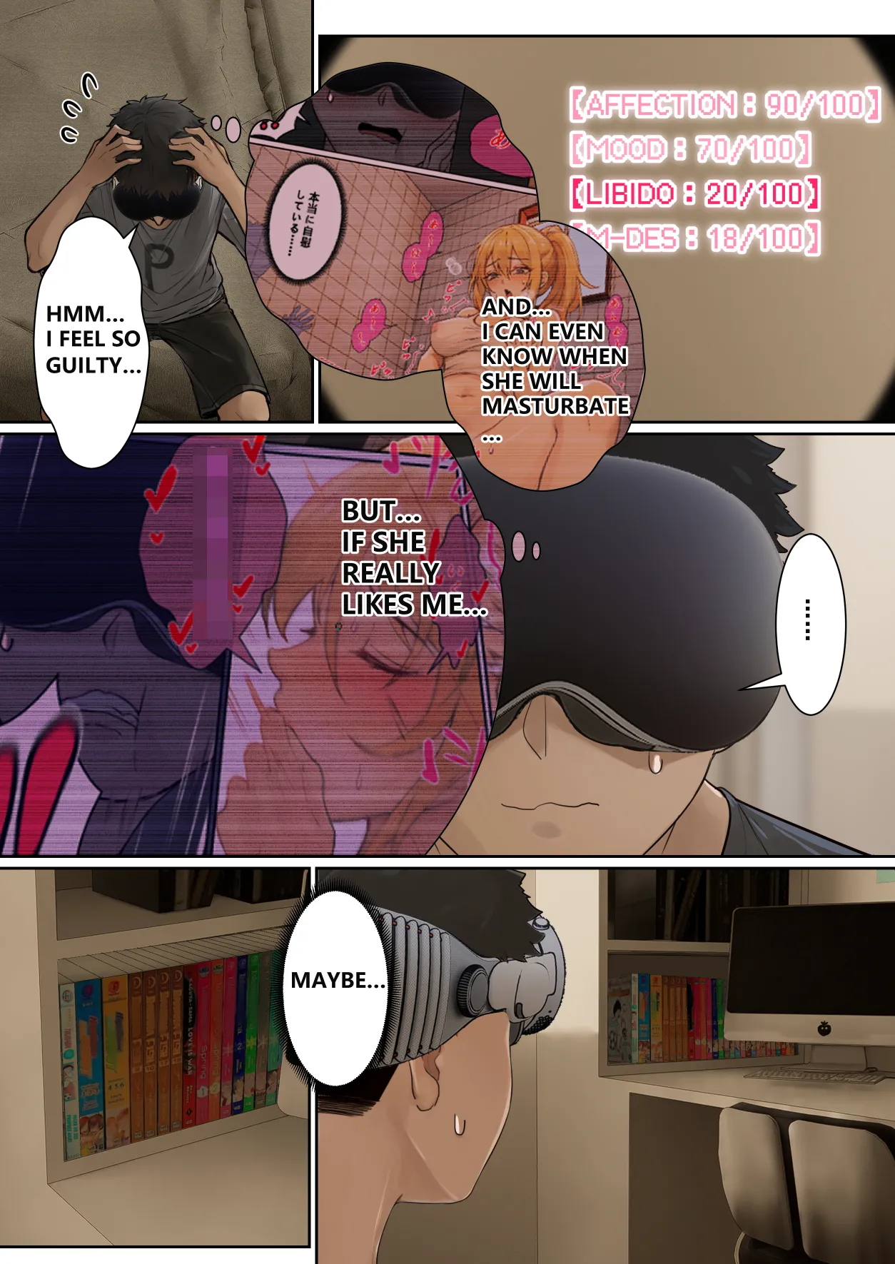 My AR glasses can see various stats about my foster sister?! page 29
