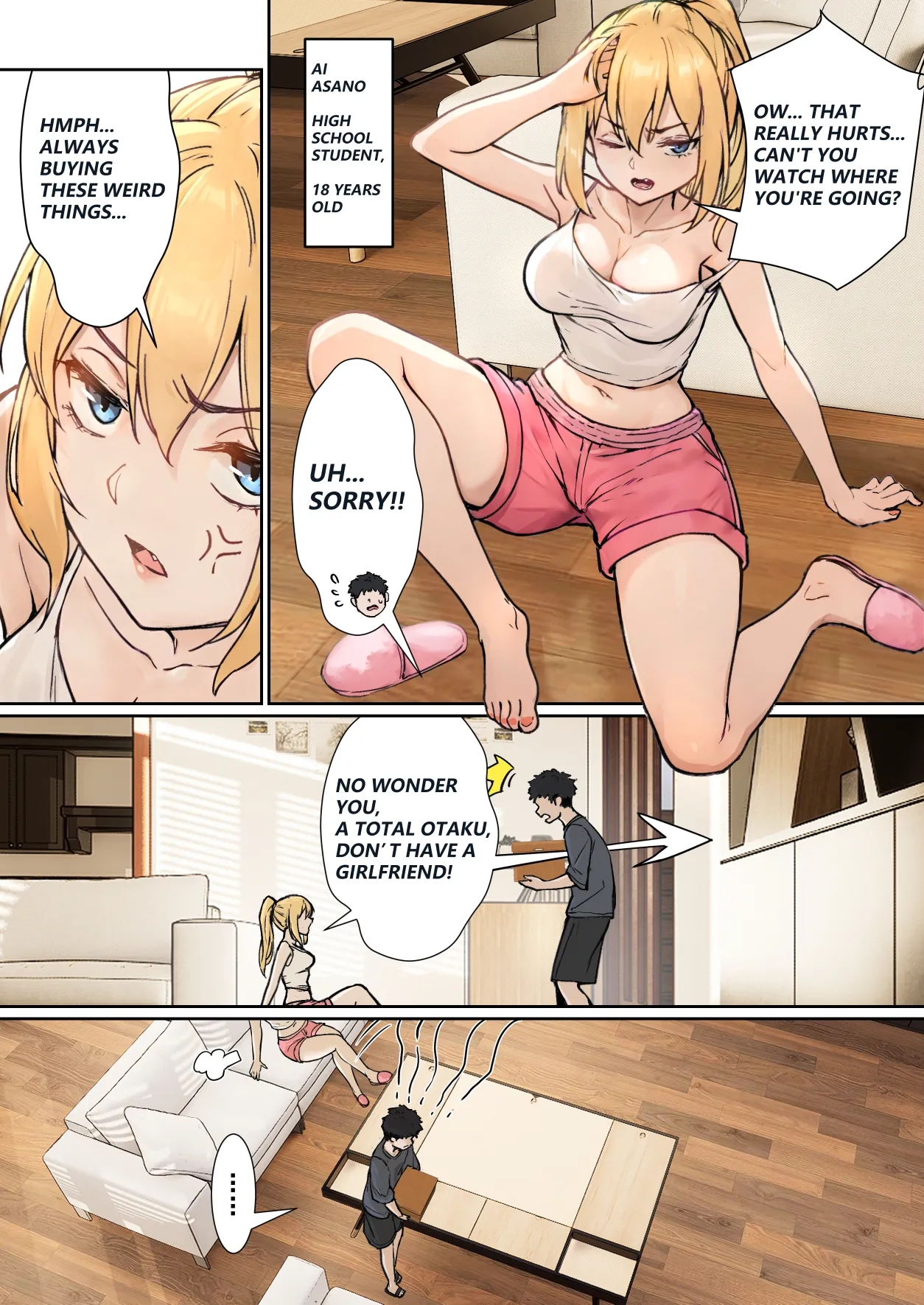 My AR glasses can see various stats about my foster sister?! page 4