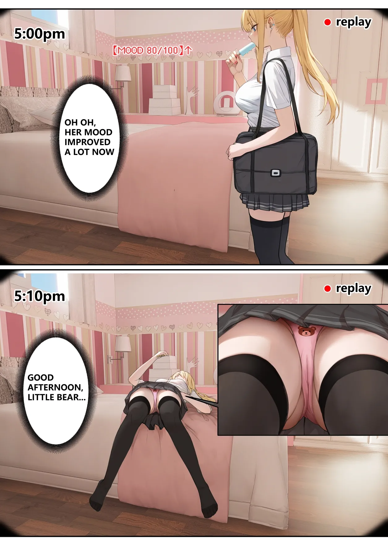 My AR glasses can see various stats about my foster sister?! page 102