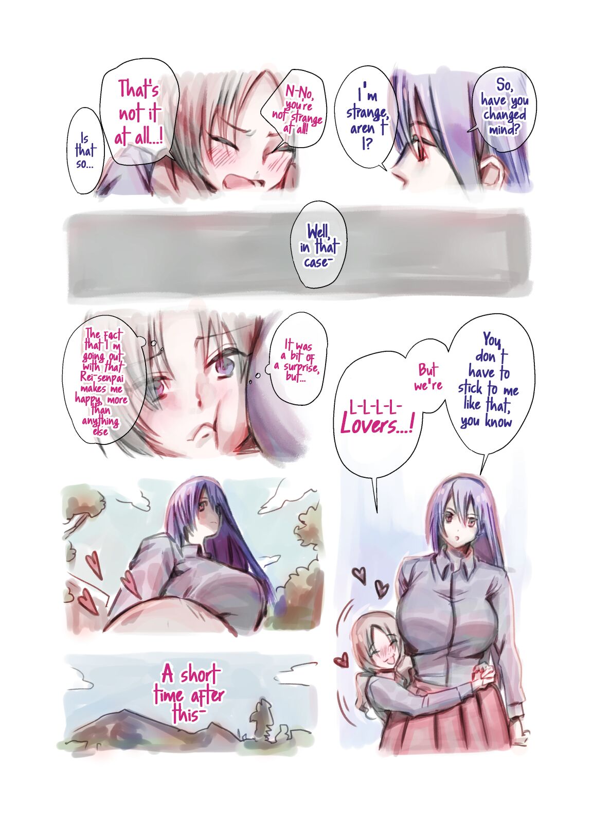 My Beloved Senpai is a Futanari!? I'm So Happy! page 4
