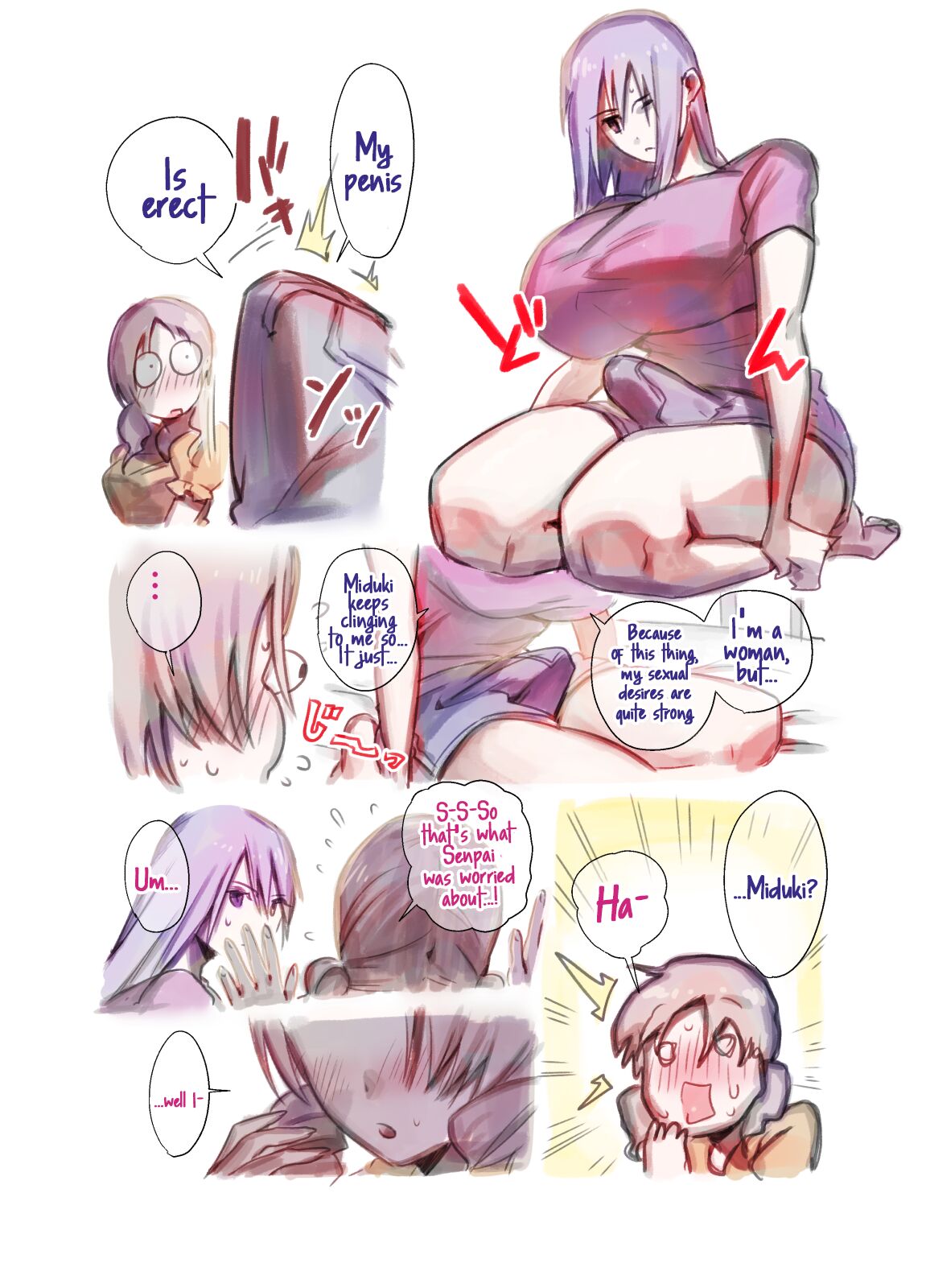 My Beloved Senpai is a Futanari!? I'm So Happy! page 8