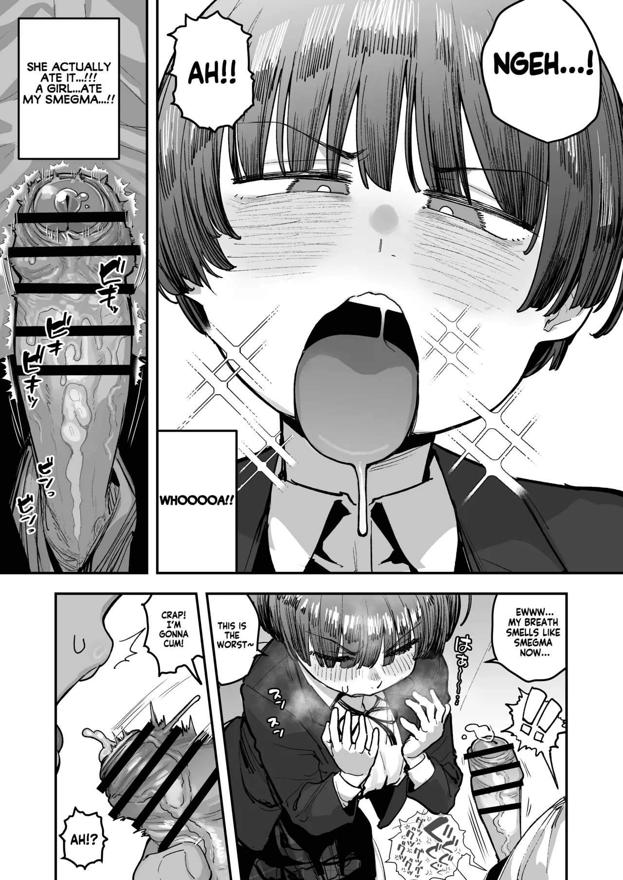 My best friend was into the "cock-sniffing doujin" that I love! And now we're pervy sex friends! Part 1 page 54
