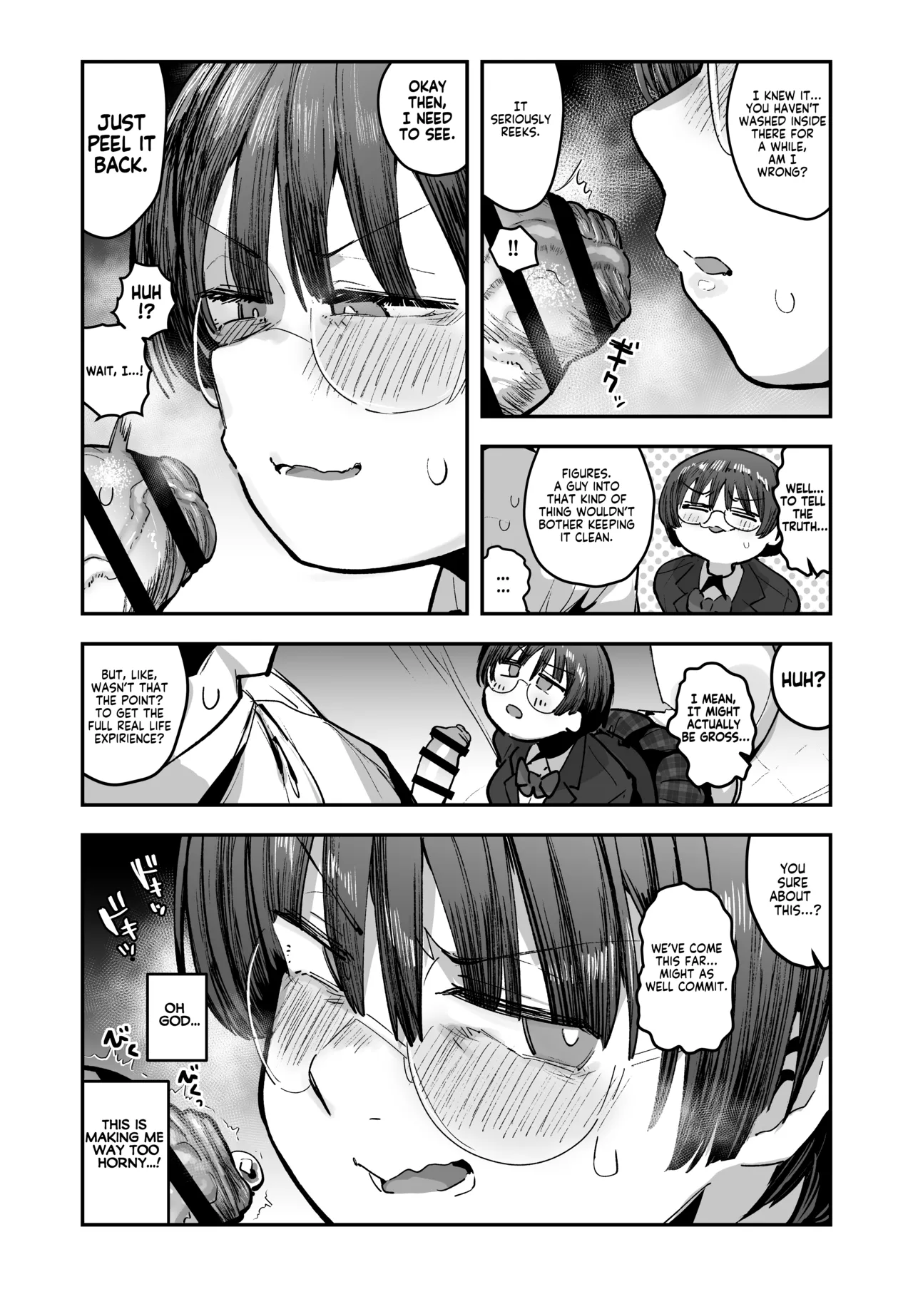 My best friend was into the "cock-sniffing doujin" that I love! And now we're pervy sex friends! Part 1 page 16