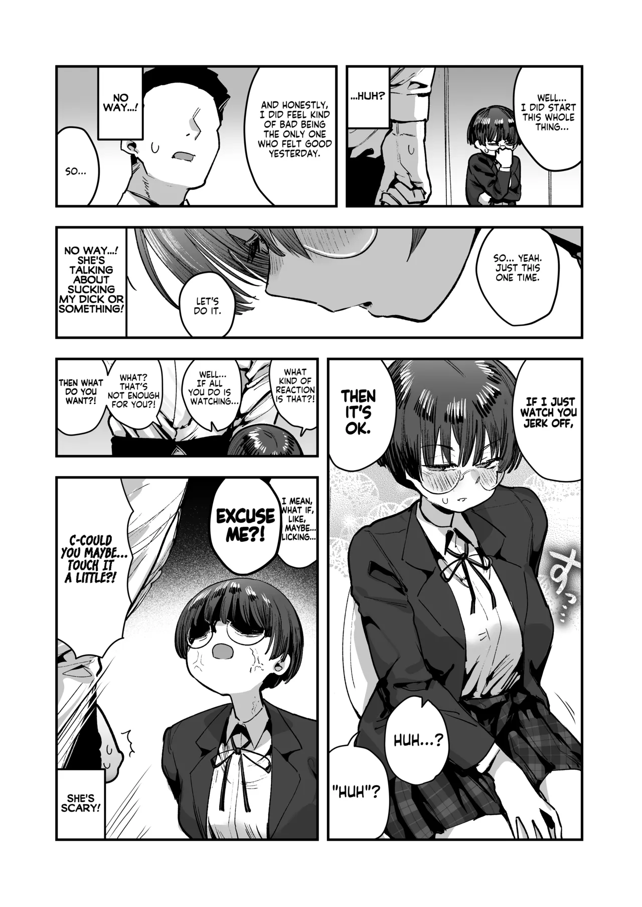 My best friend was into the "cock-sniffing doujin" that I love! And now we're pervy sex friends! Part 1 page 33