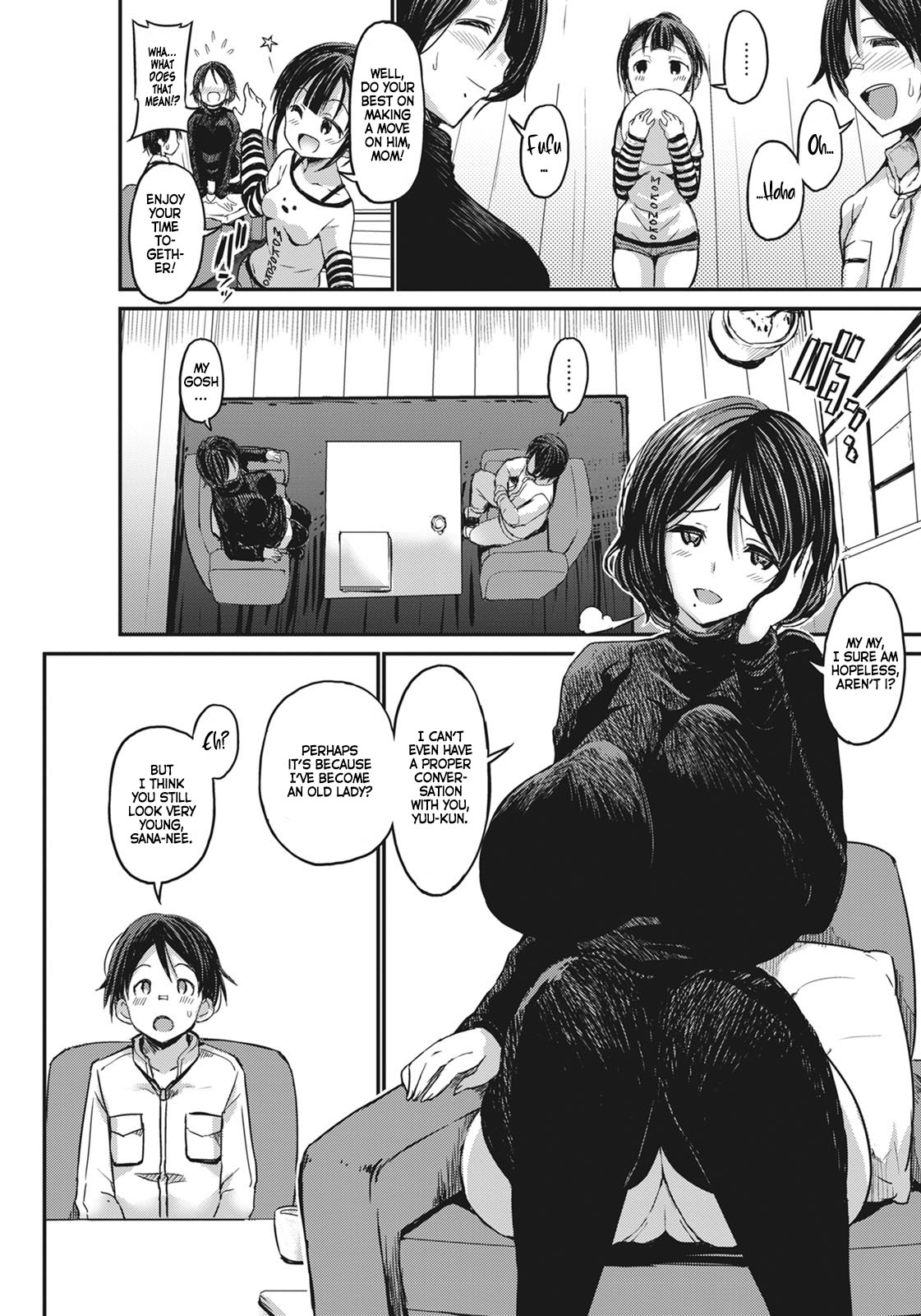 My Big Bros' Childhood Friend, Who's a Dark-Skinned Gyaru Mom, and I. Part 3 page 2