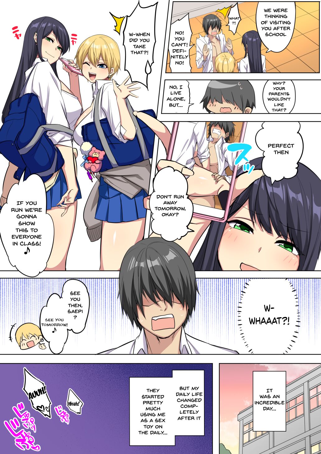 My Big Cock Is Getting Squeezed By Huge Breasted Bitch Gals!! page 24