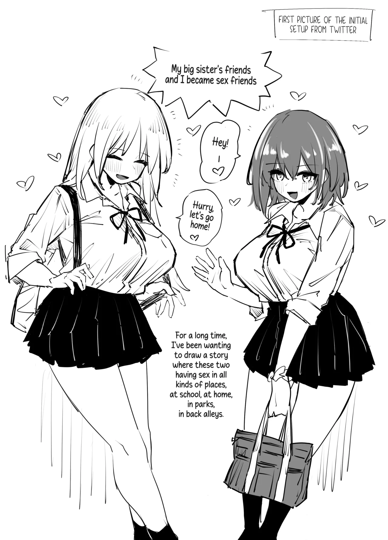 My Big Sister's Friends And I Became Sex Friends page 38