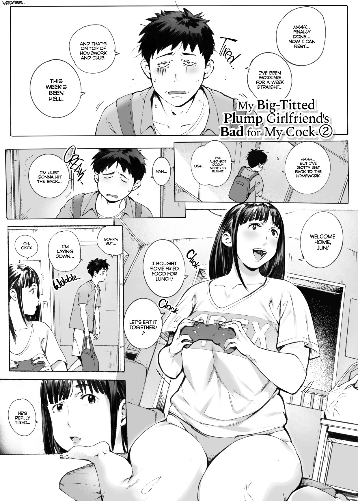 My Big-Titted Plump Girlfriend's Bad For My Cock 1-3 page 6