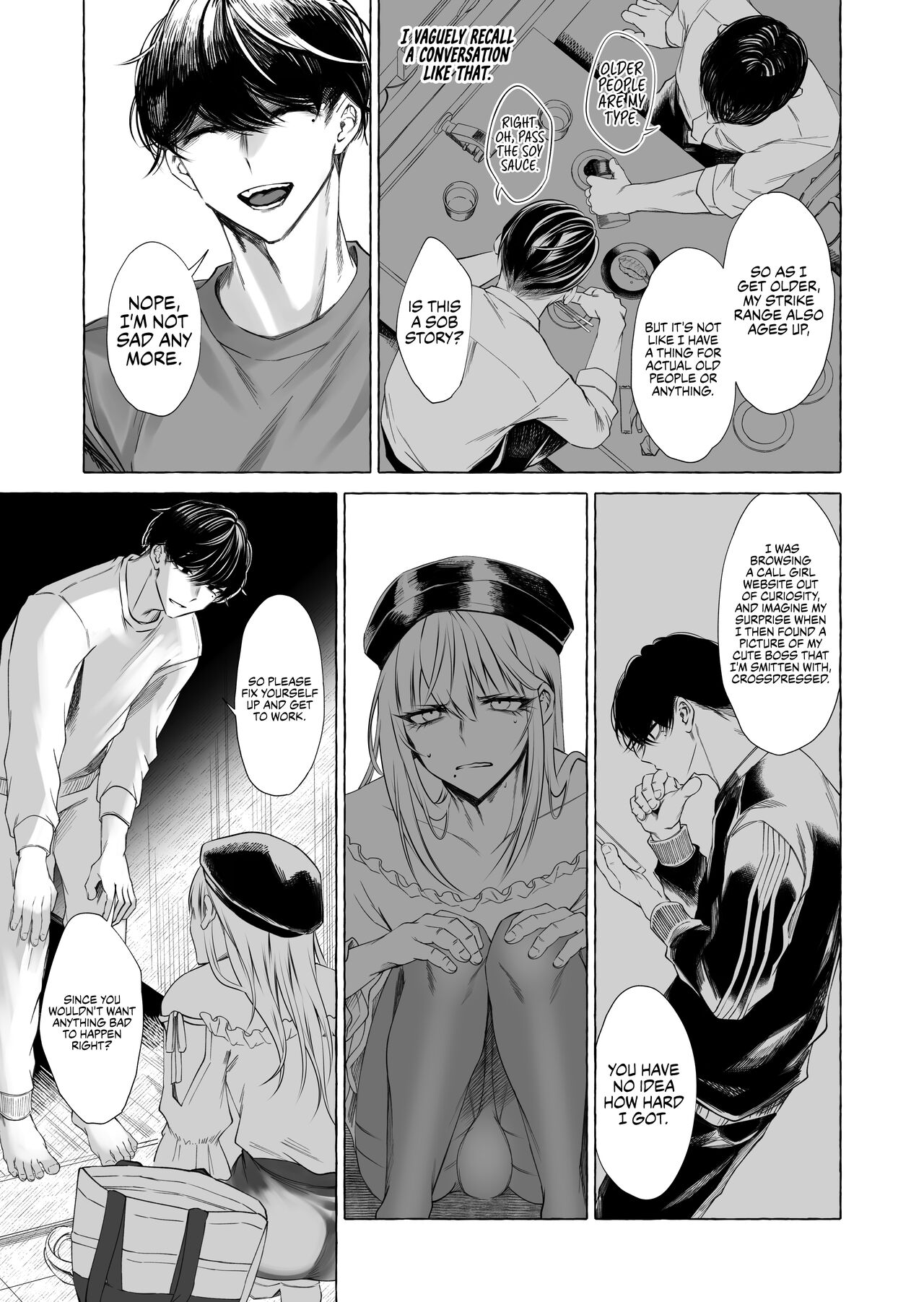 My Boss is a Cross-dressing Call Girl. page 10