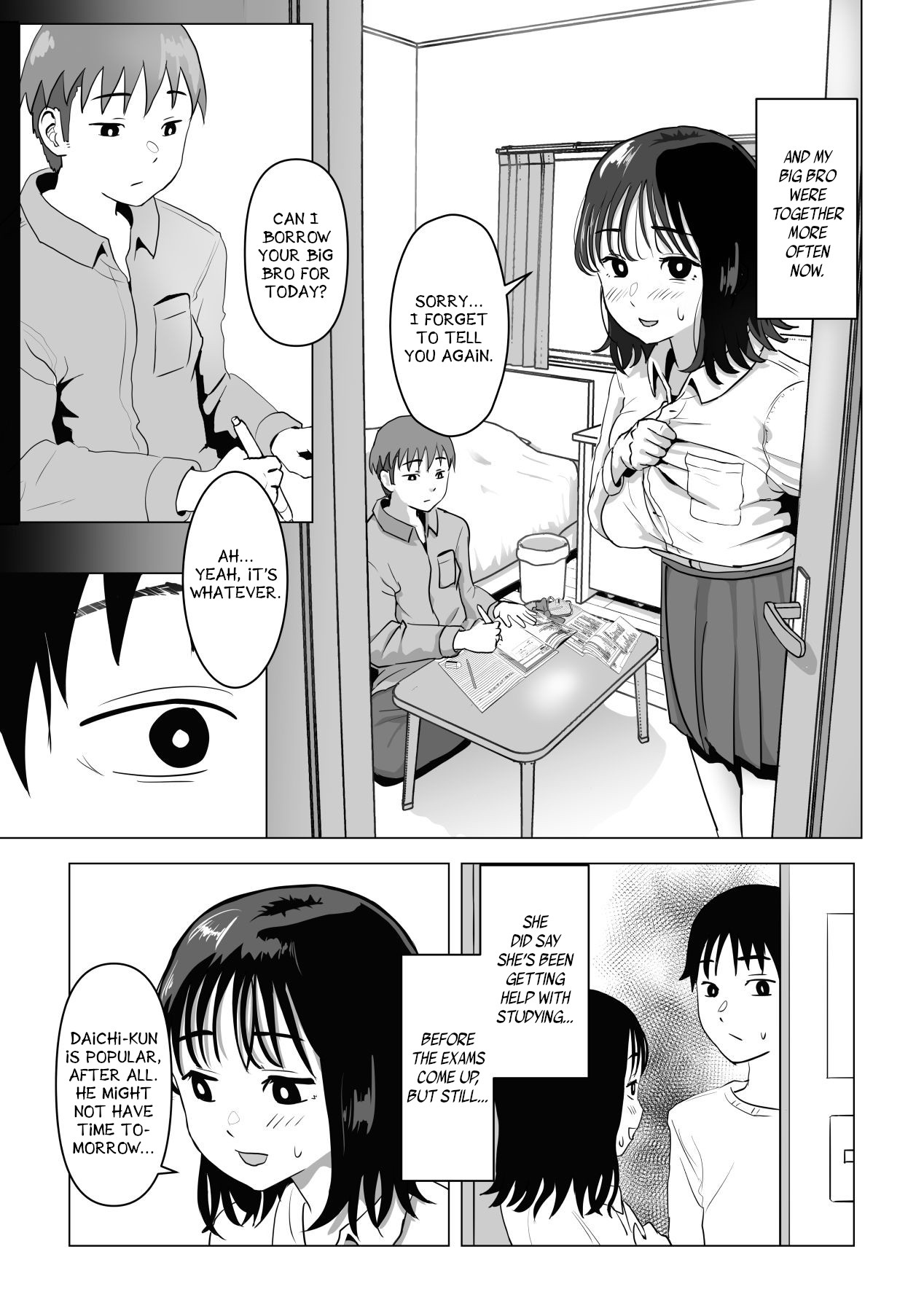 My Busty Childhood Friend and Big Bro Have Been Acting Weird Lately page 16