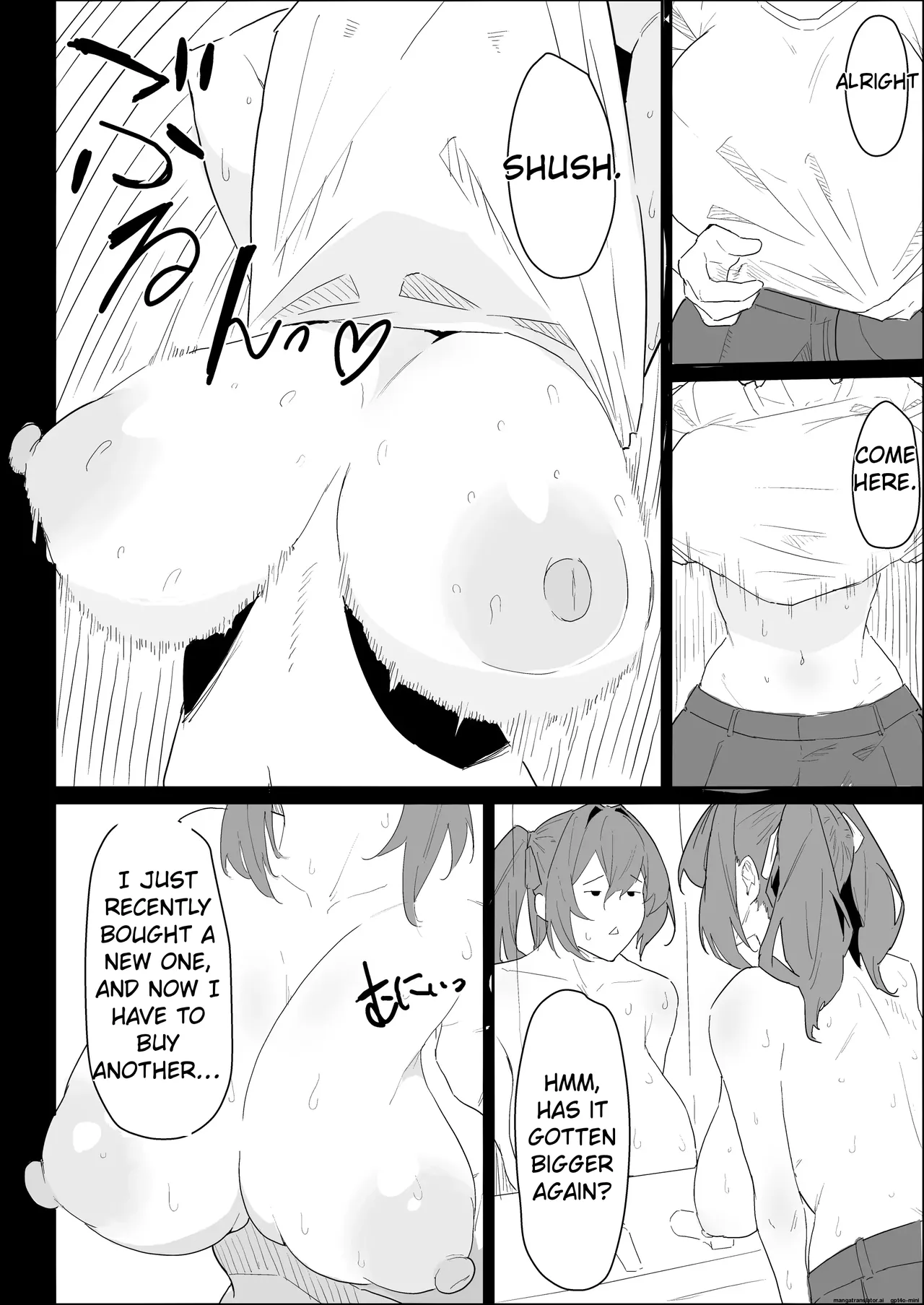 My busty older sister, who has a boyfriend, reluctantly helps me out. page 12