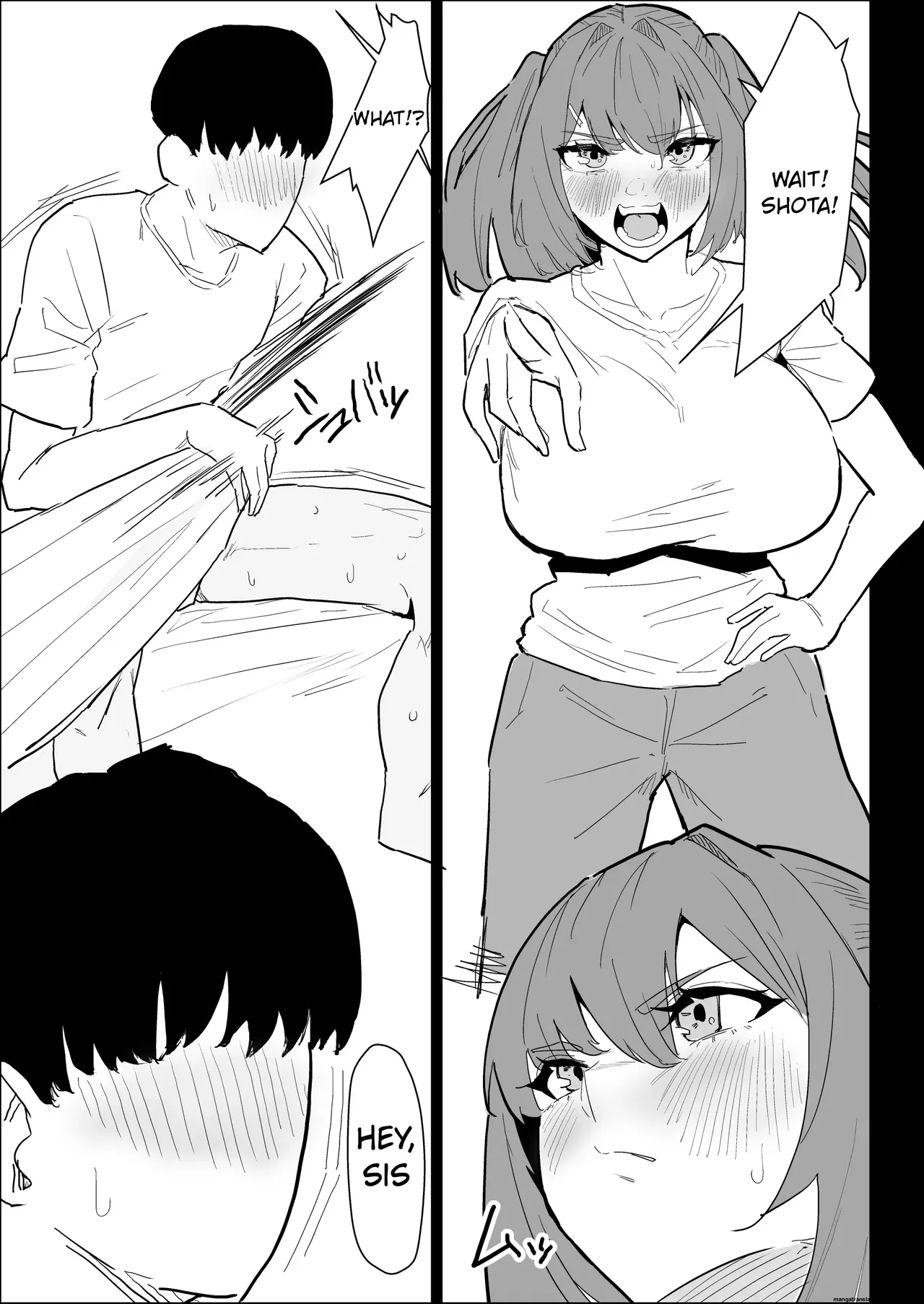 My busty older sister, who has a boyfriend, reluctantly helps me out. page 23