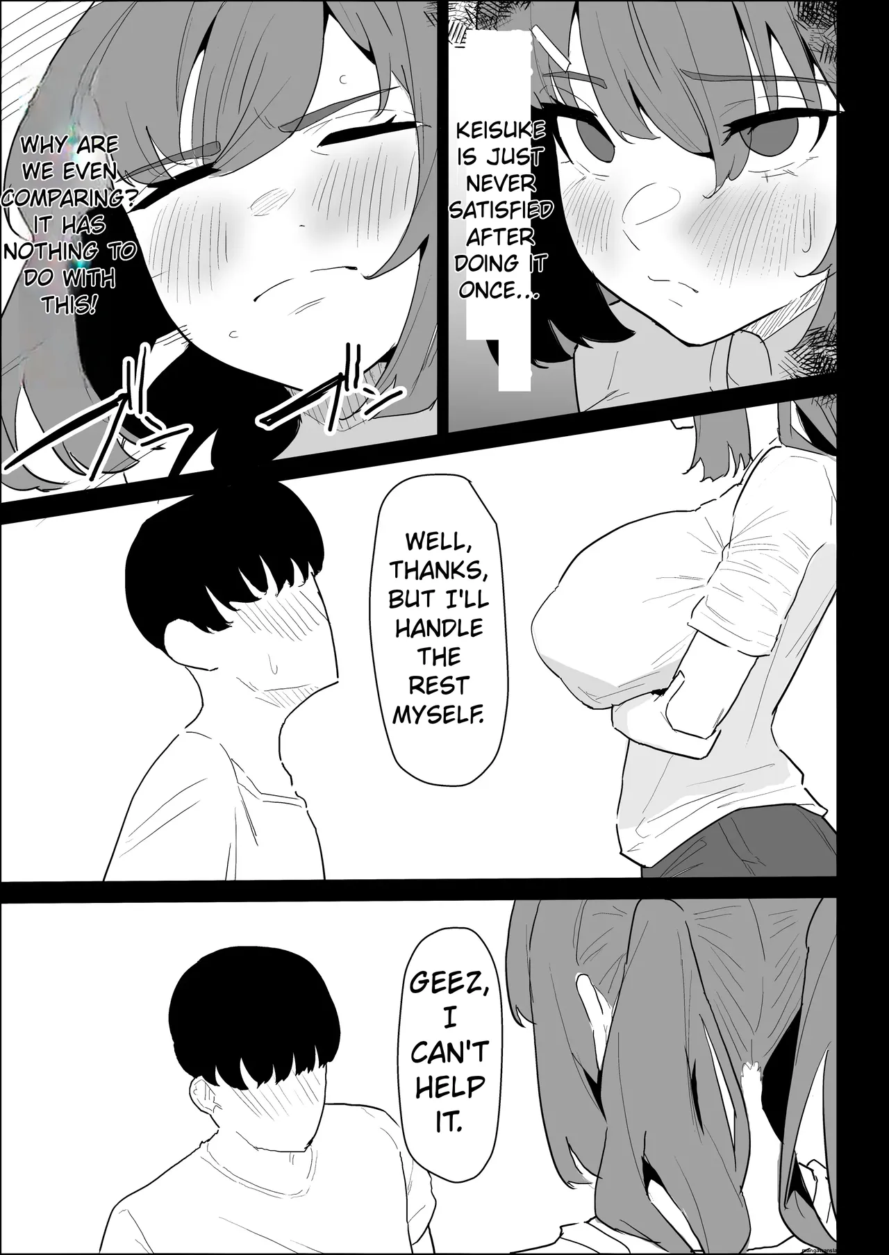 My busty older sister, who has a boyfriend, reluctantly helps me out. page 37