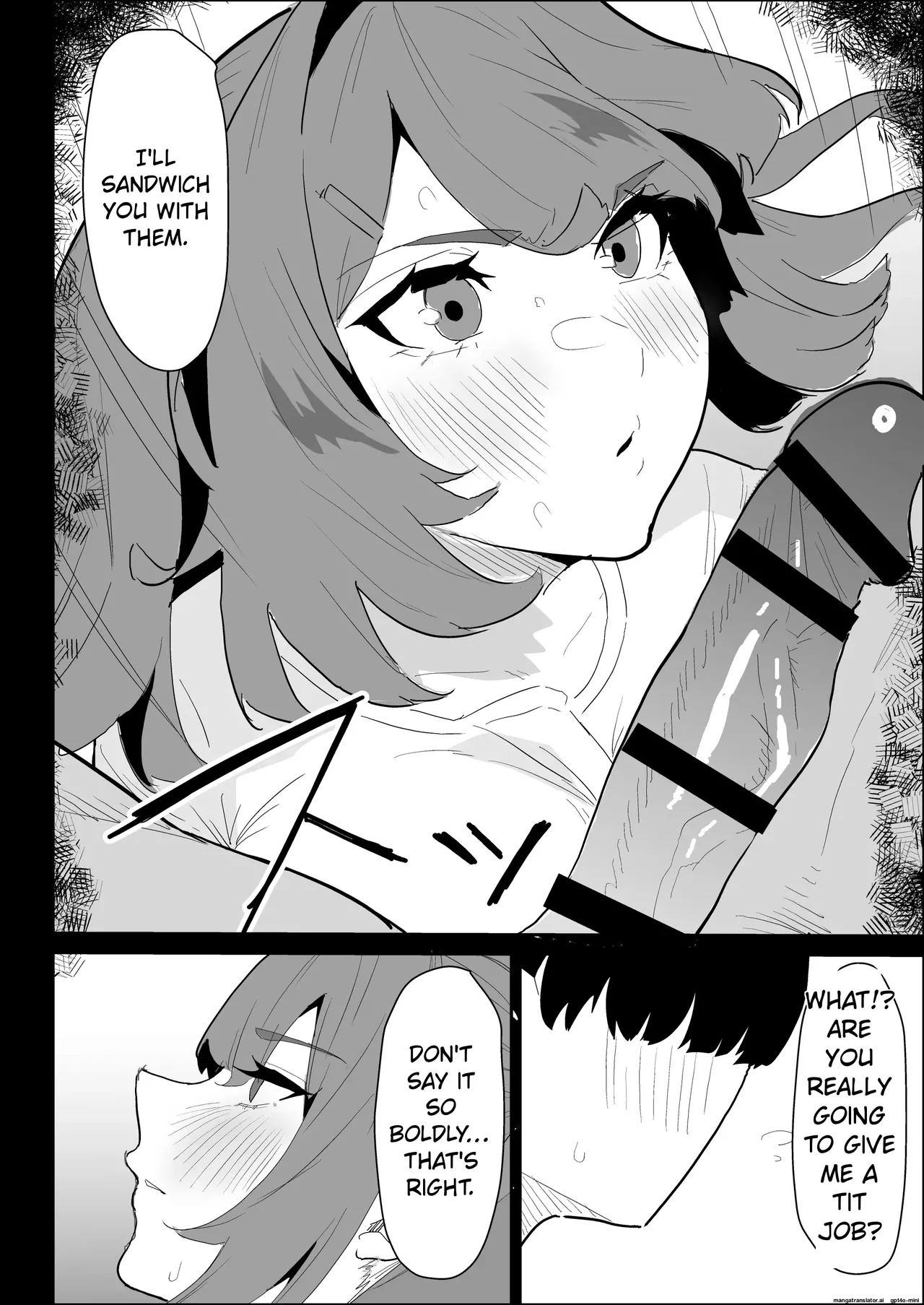 My busty older sister, who has a boyfriend, reluctantly helps me out. page 38