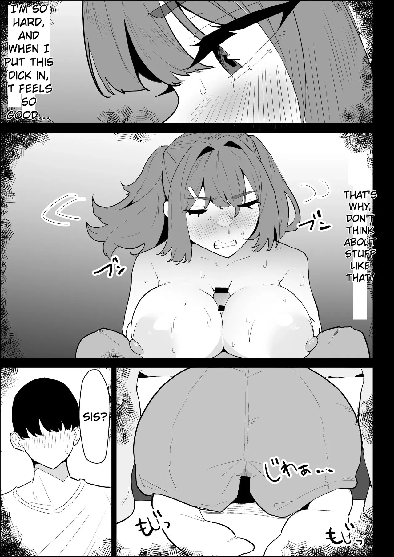 My busty older sister, who has a boyfriend, reluctantly helps me out. page 45