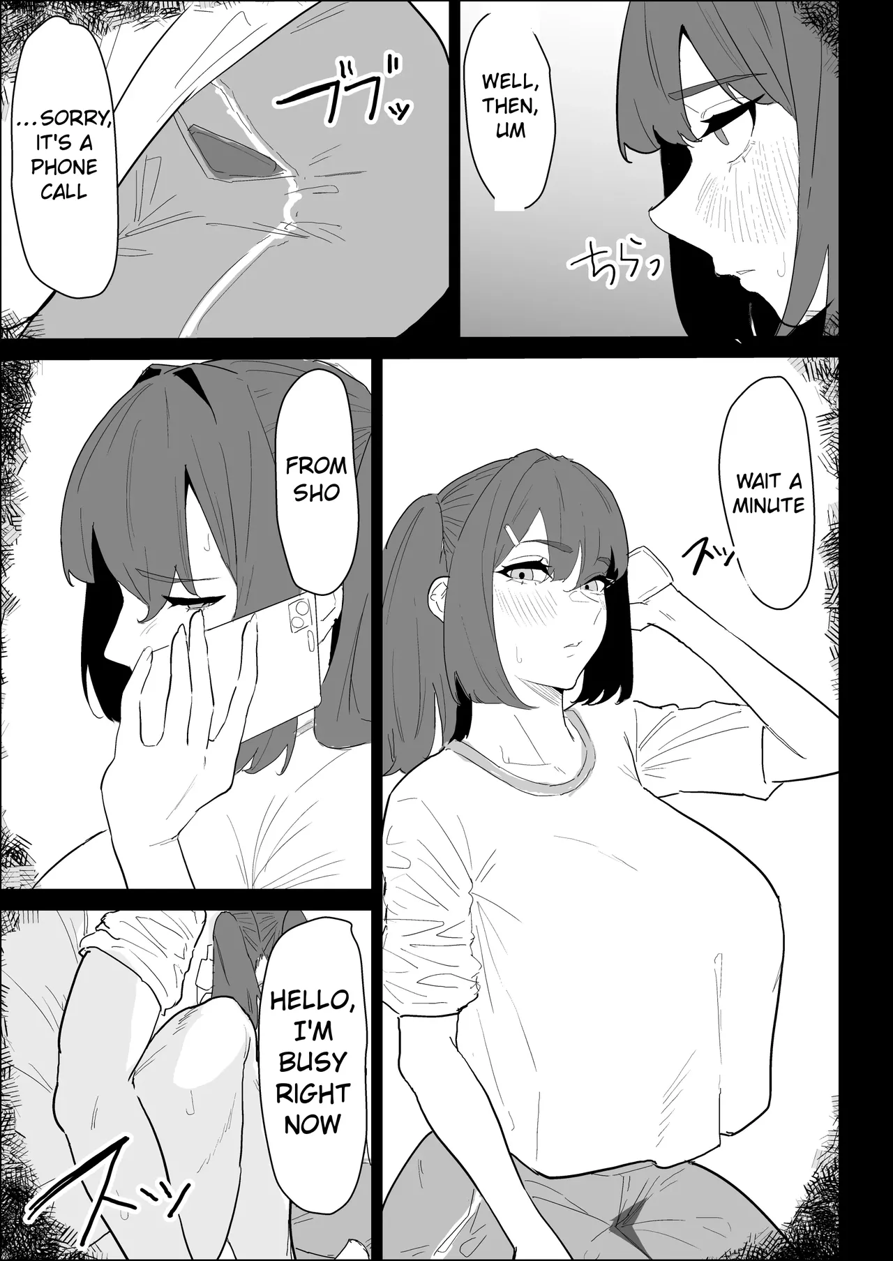 My busty older sister, who has a boyfriend, reluctantly helps me out. page 67
