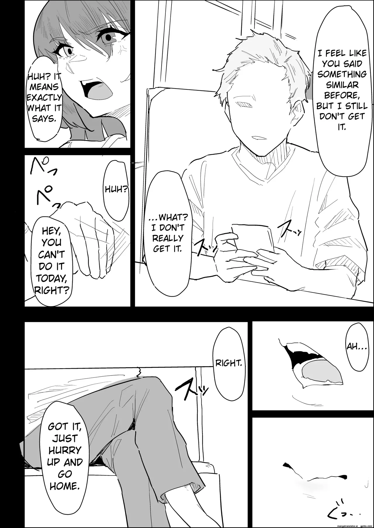 My busty older sister, who has a boyfriend, reluctantly helps me out. page 8