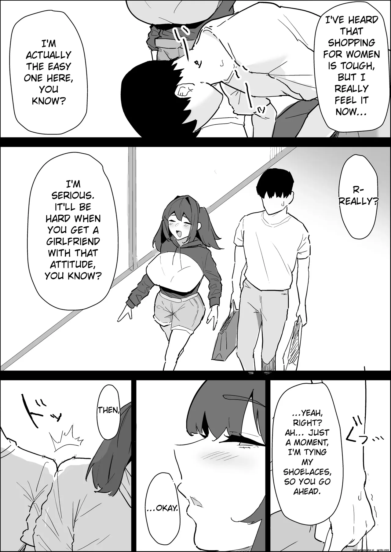 My busty older sister, who has a boyfriend, reluctantly helps me out. page 98