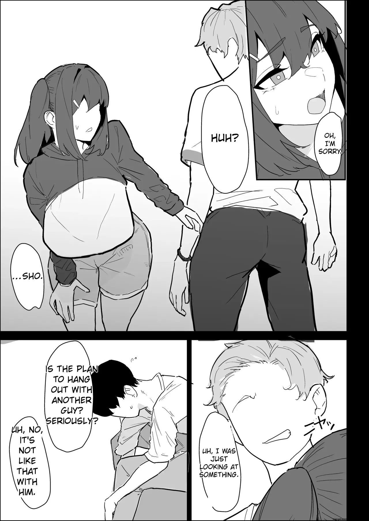 My busty older sister, who has a boyfriend, reluctantly helps me out. page 99