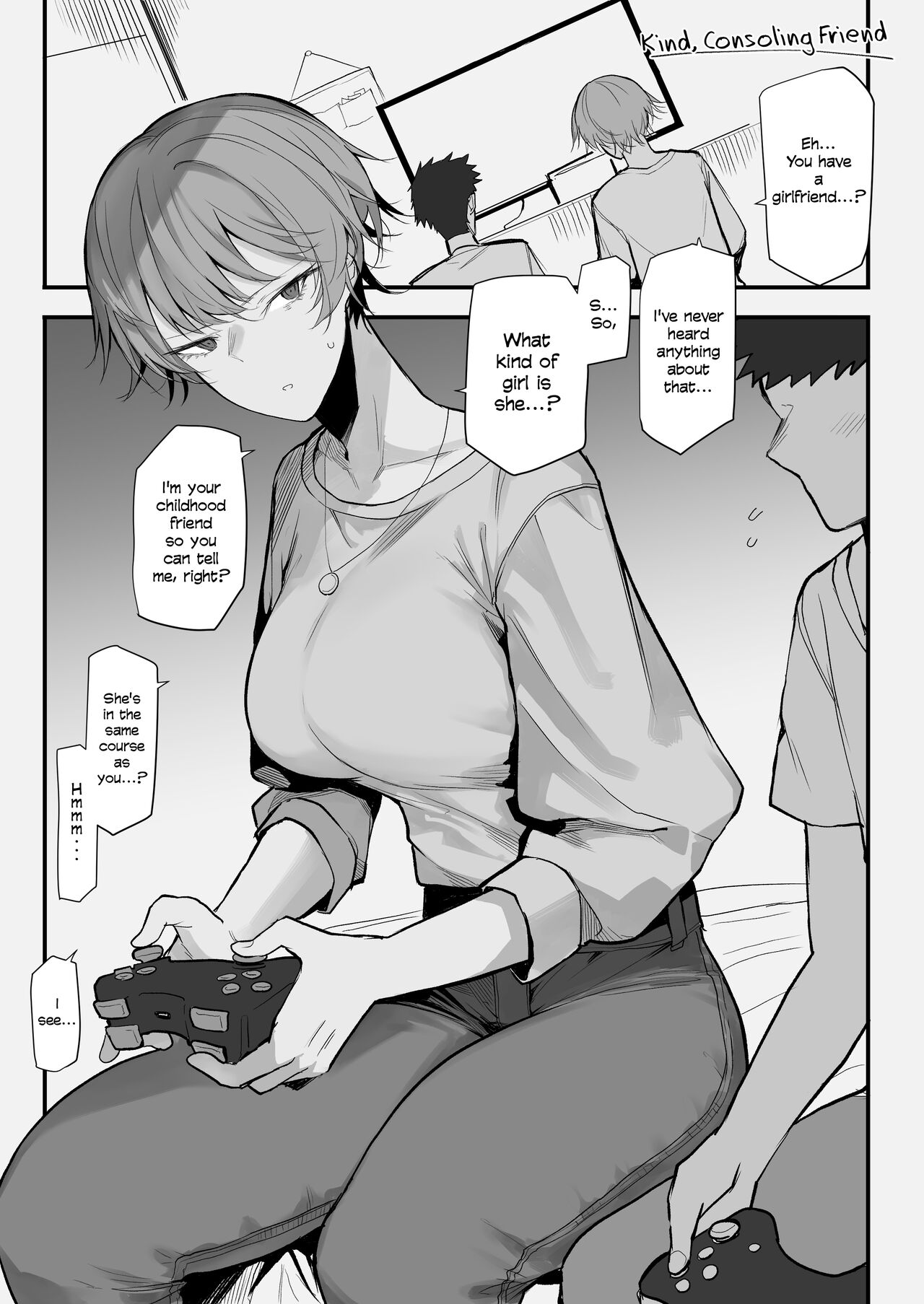 My Caring Friend Who Comforted Me When I Was Dumped page 1