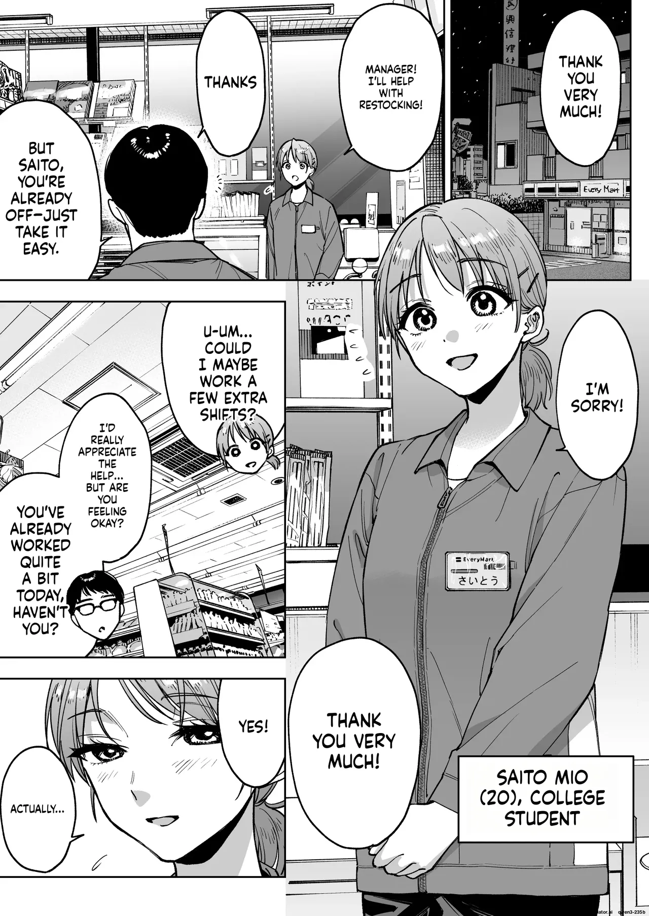 My Cashier Girlfriend ~The Reason I, Who Was Working for My Boyfriend’s Sake, Became the Store Manager’s Sex Toy~ page 4