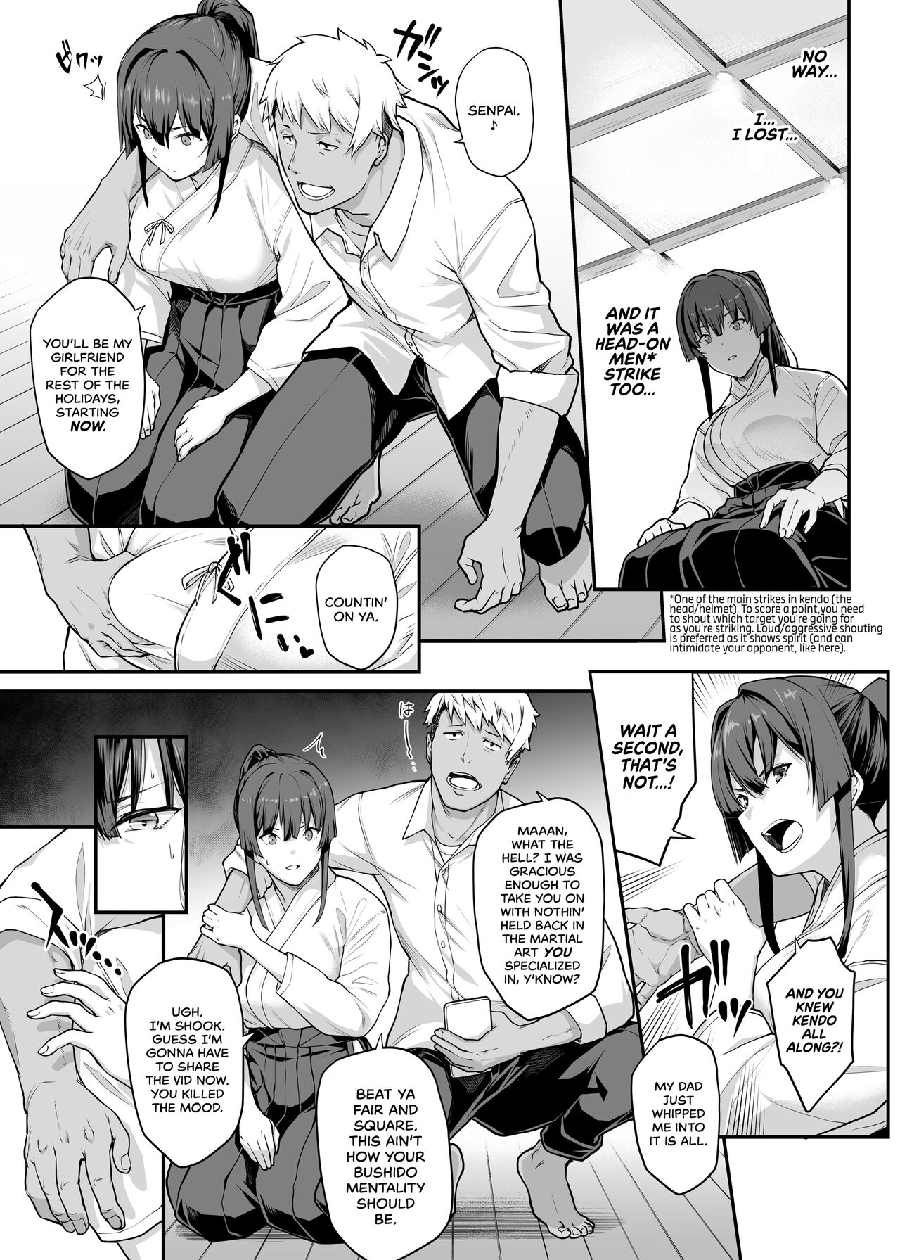 My Childhood Crush, the Fierce and Beautiful Kendo Club Captain, Would Never Fall for a Fuckboy page 19
