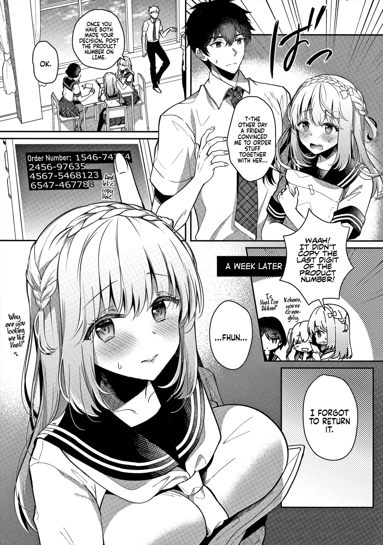 My Childhood Friend Girlfriend and her sexy underwear page 10