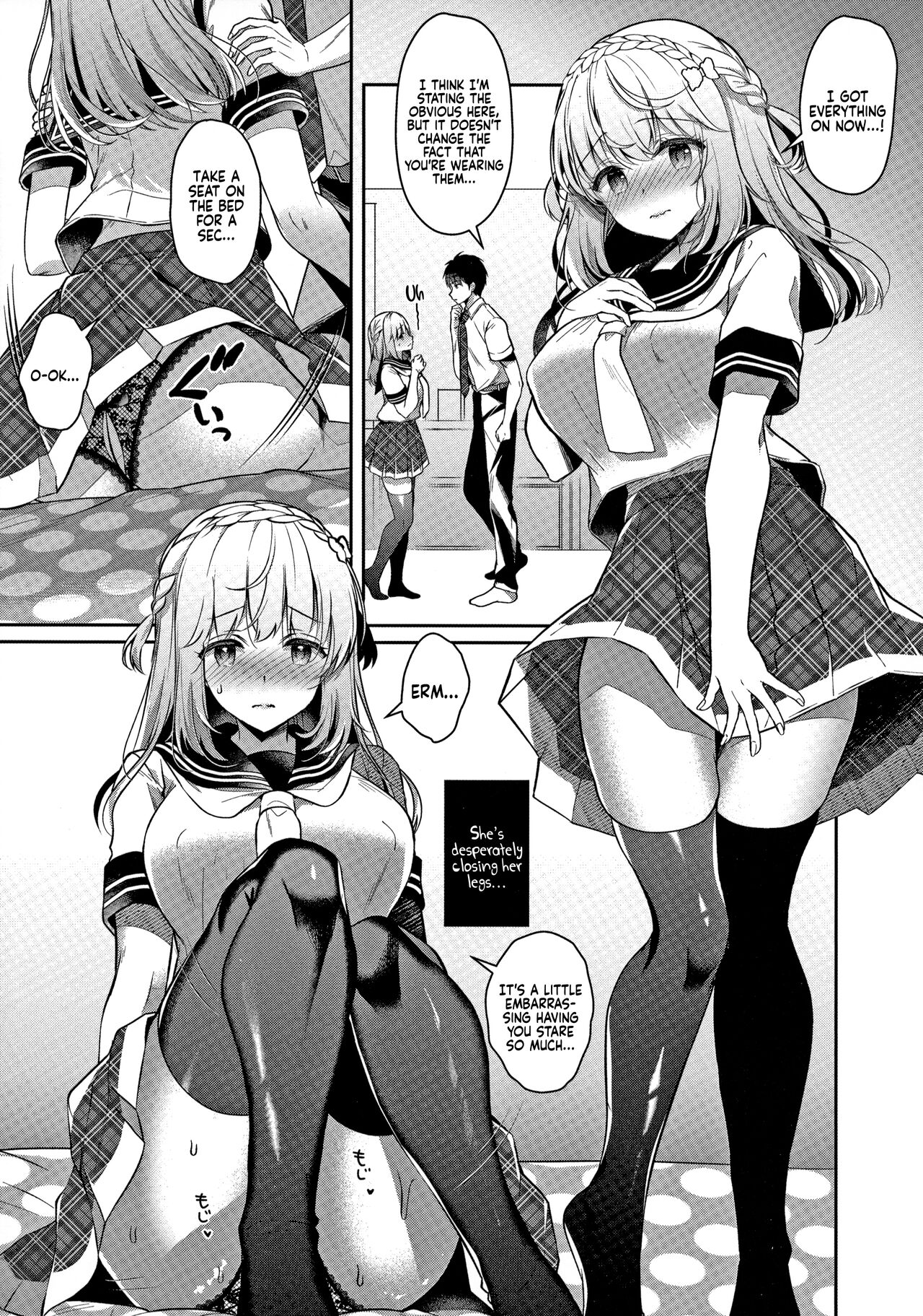 My Childhood Friend Girlfriend and her sexy underwear page 13