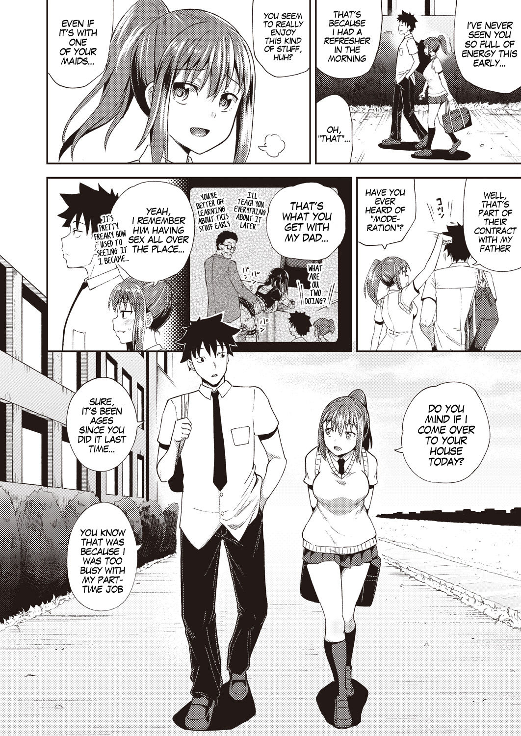 My Childhood Friend is my Personal Mouth Maid Ch. 1-3 page 2