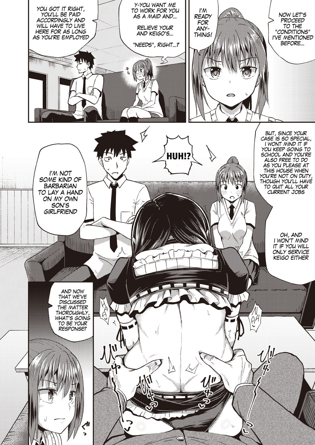 My Childhood Friend is my Personal Mouth Maid Ch. 1-3 page 6