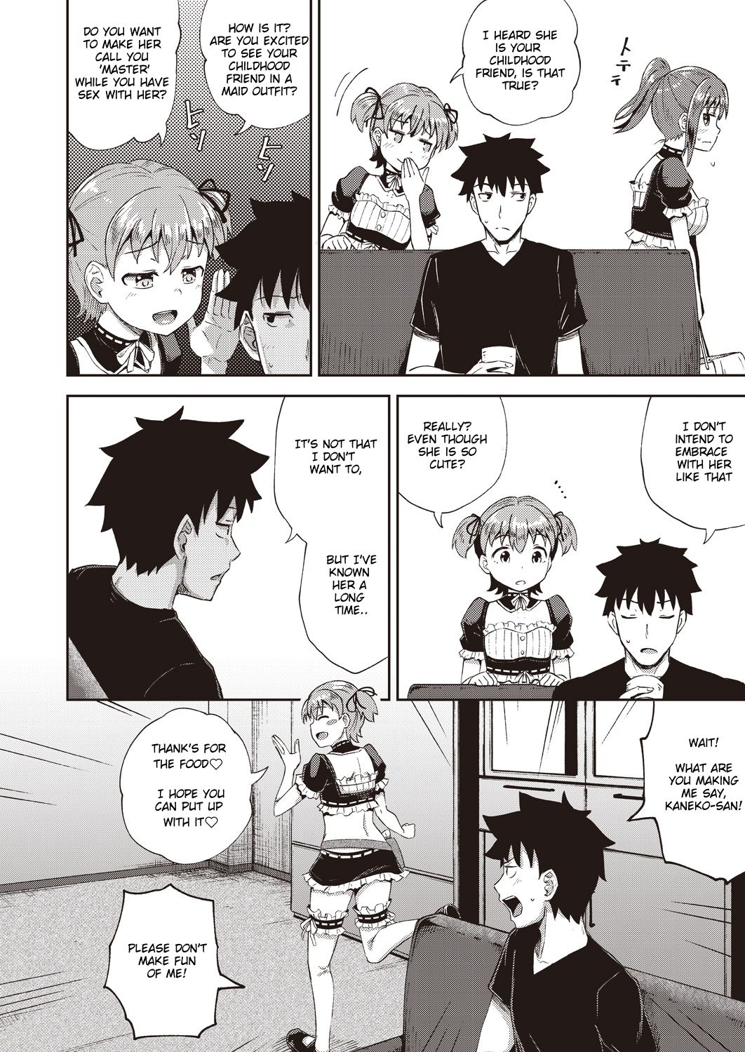 My Childhood Friend is my Personal Mouth Maid Chapter 1 page 8