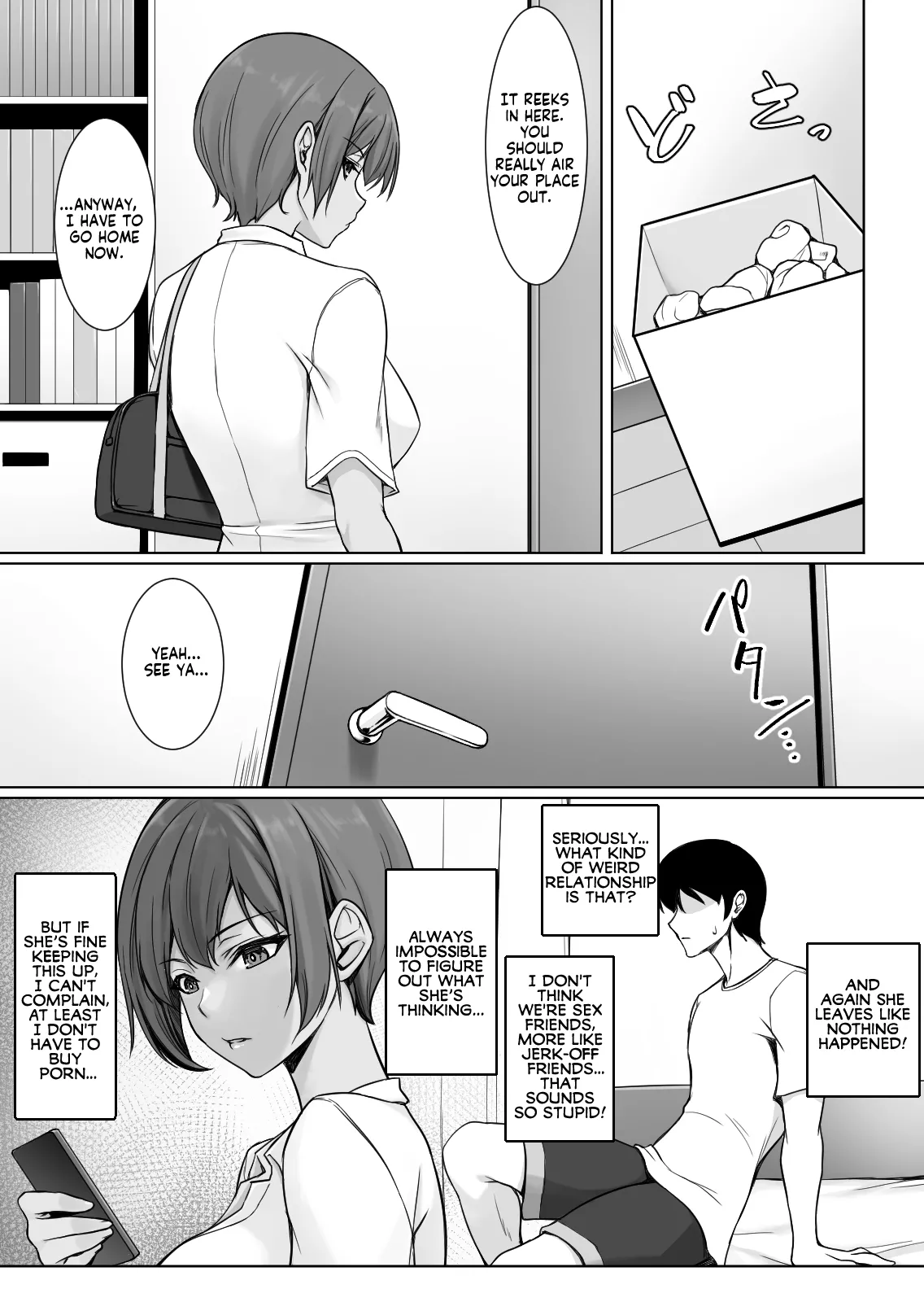 My Childhood Friend Loves It When We Jerk Off Together! But What Will Happen If We Keep Going!? page 13