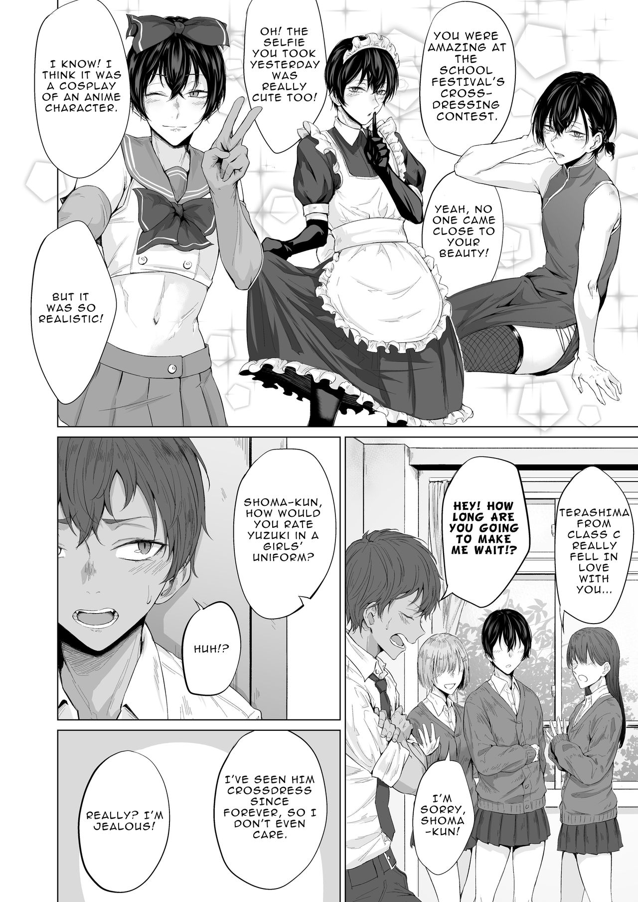 My Childhood Friend Made Me Cross-dress and Femgasm with his Thick Dick page 3