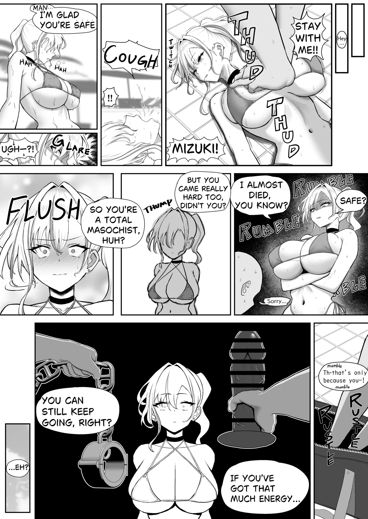 My Childhood Friend Turned into a Gal - A Near-Limit Asphyxiation Underwater Sex! page 23