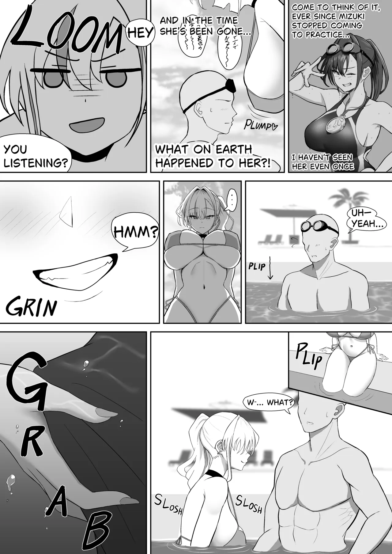 My Childhood Friend Turned into a Gal - A Near-Limit Asphyxiation Underwater Sex! page 7