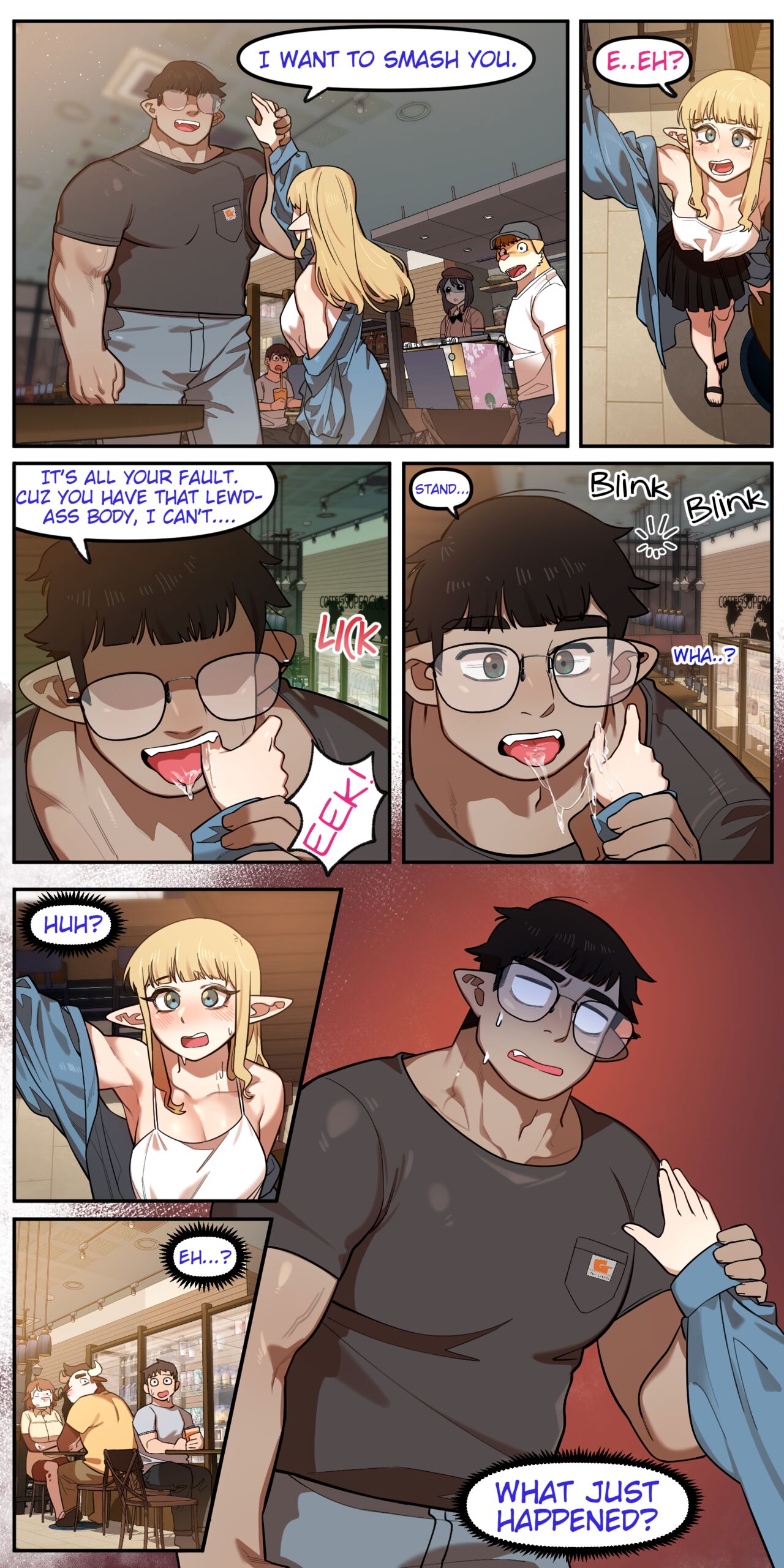 My childhood friend turned out to be a live streaming pornstar! Ch. 2 page 11