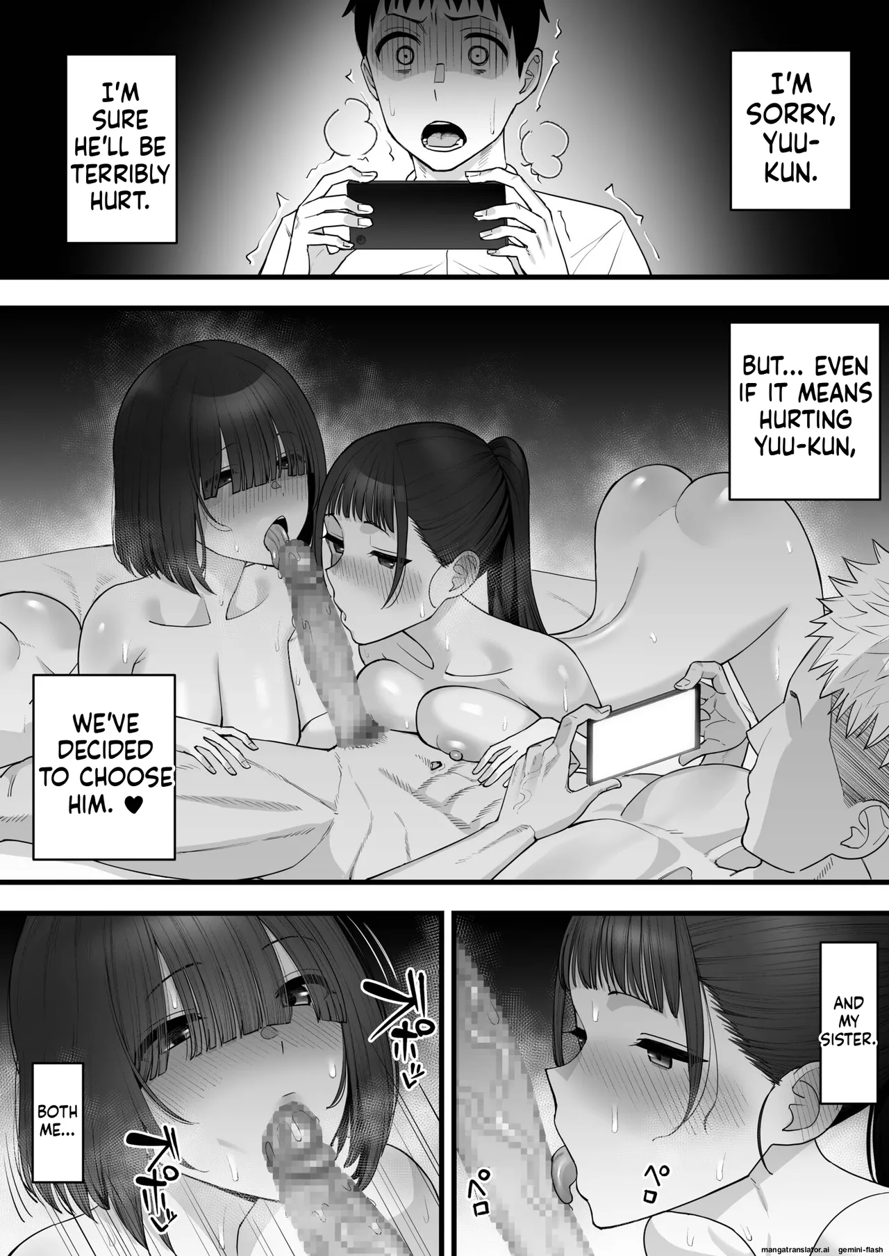 My Childhood Friend Twins Become Another Man’s Onahole 1-3 page 2