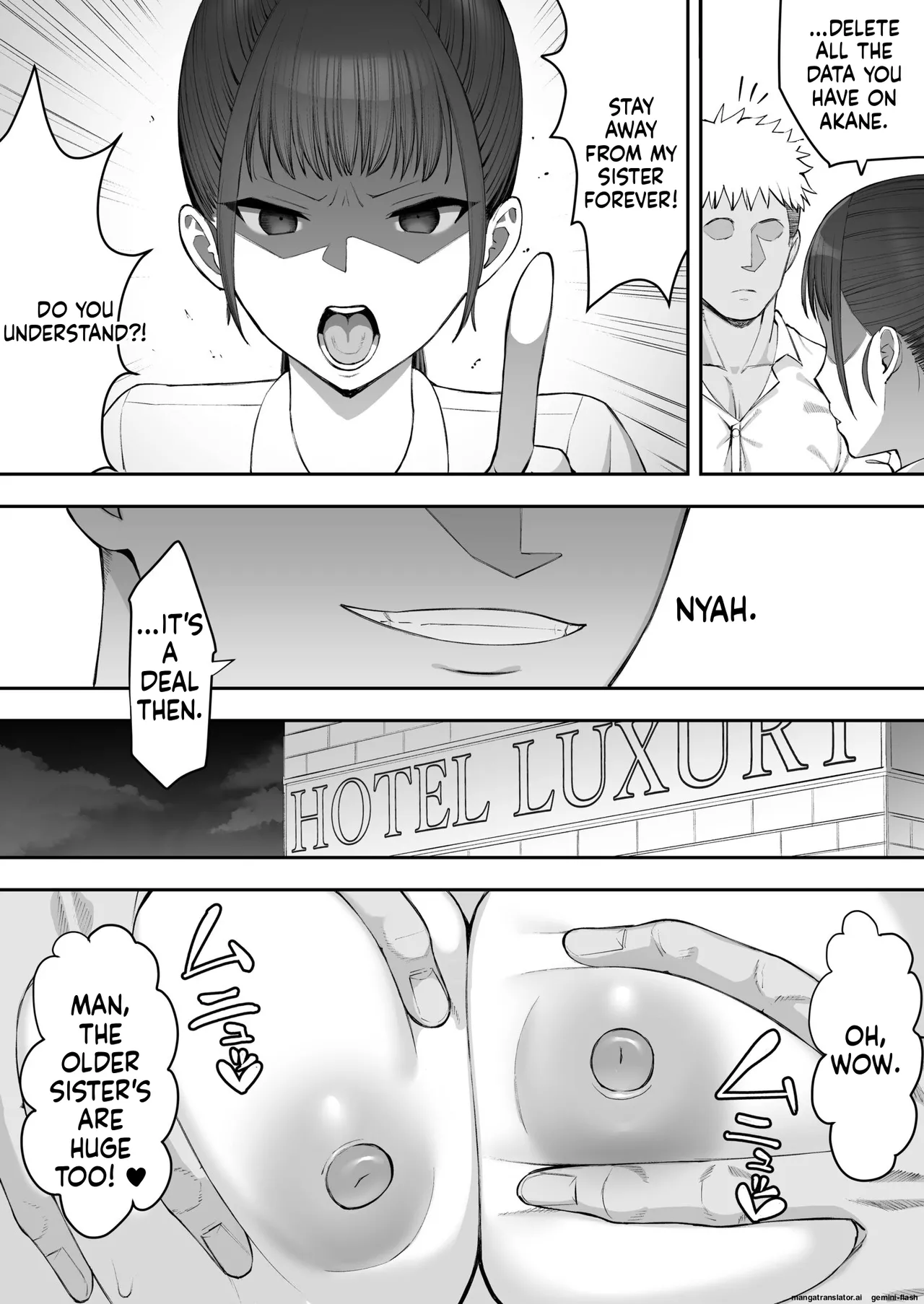 My Childhood Friend Twins Become Another Man’s Onahole 1-3 page 32