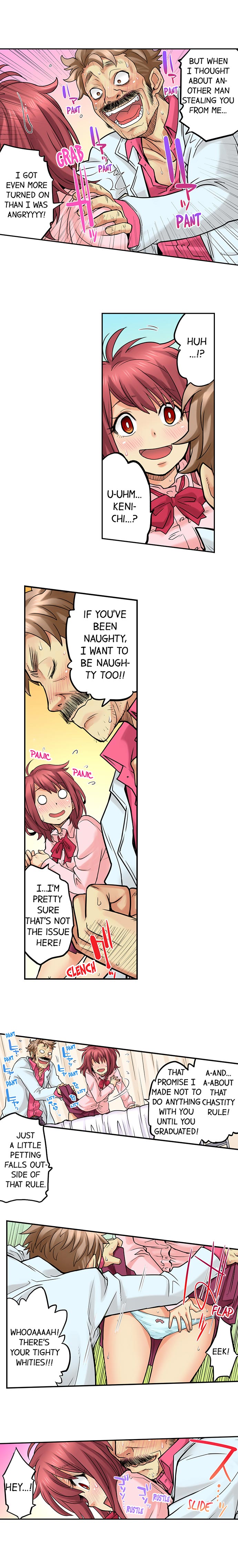 My Classmate is My Dad's Bride, But in Bed She's Mine. page 370