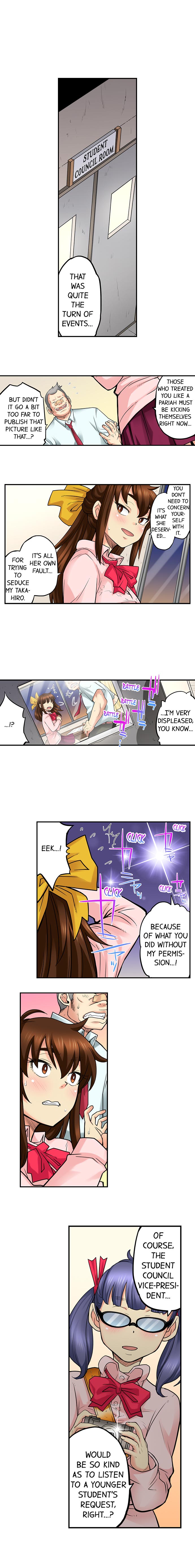 My Classmate is My Dad's Bride, But in Bed She's Mine. page 383