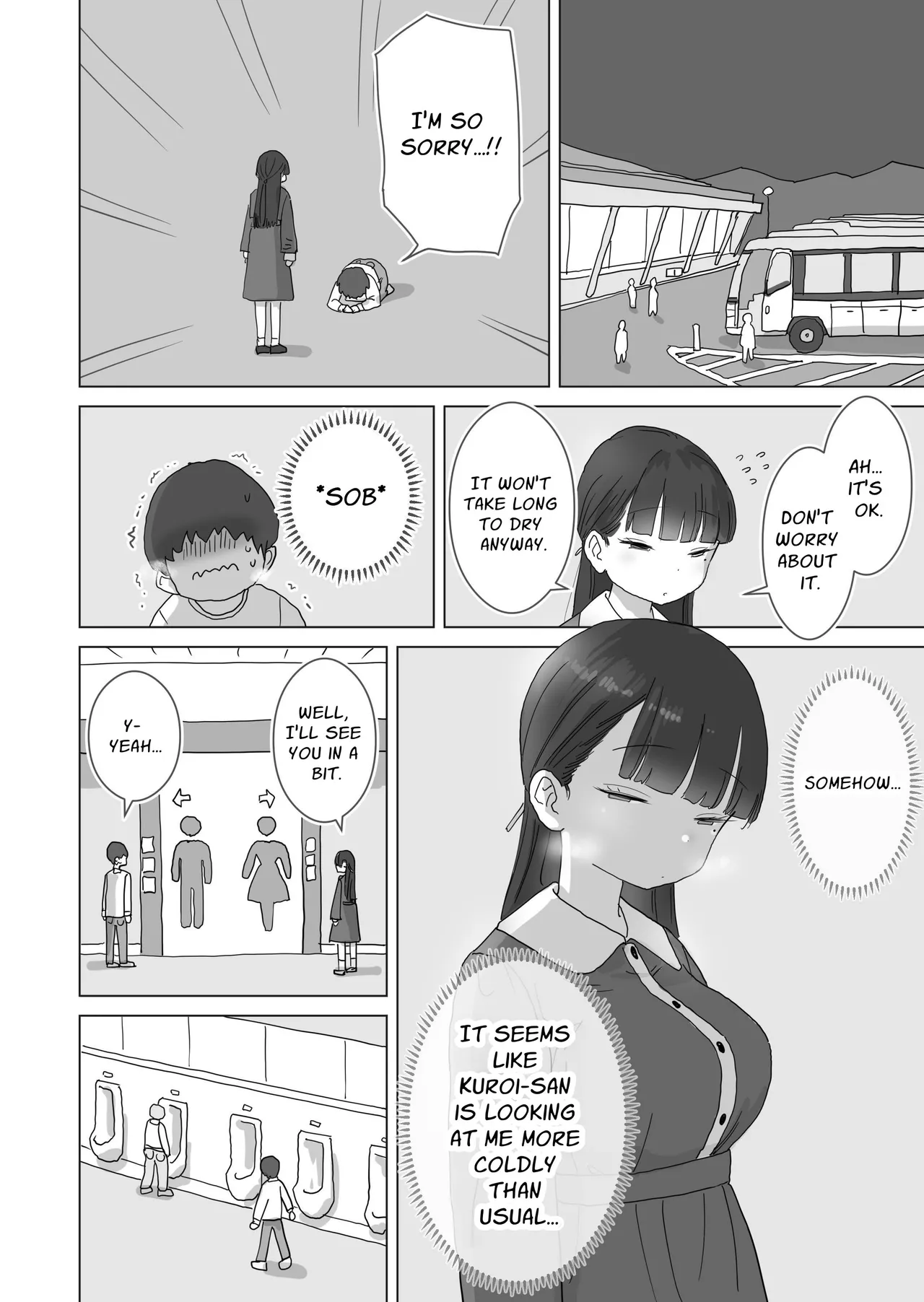 My Classmate Kuroi Lets Me Secretly Creampie Her Even On An Overnight Bus page 20