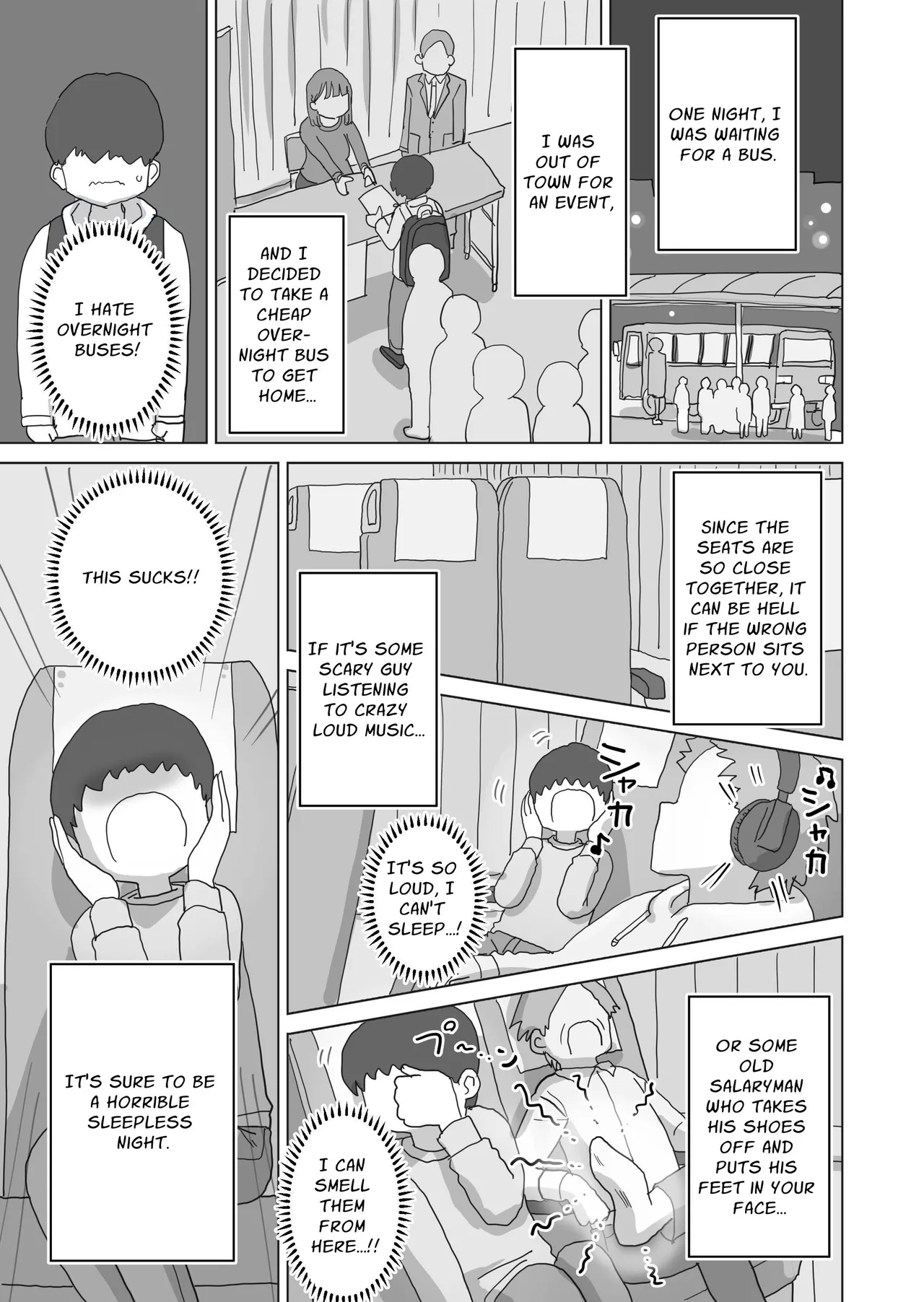My Classmate Kuroi Lets Me Secretly Creampie Her Even On An Overnight Bus page 3
