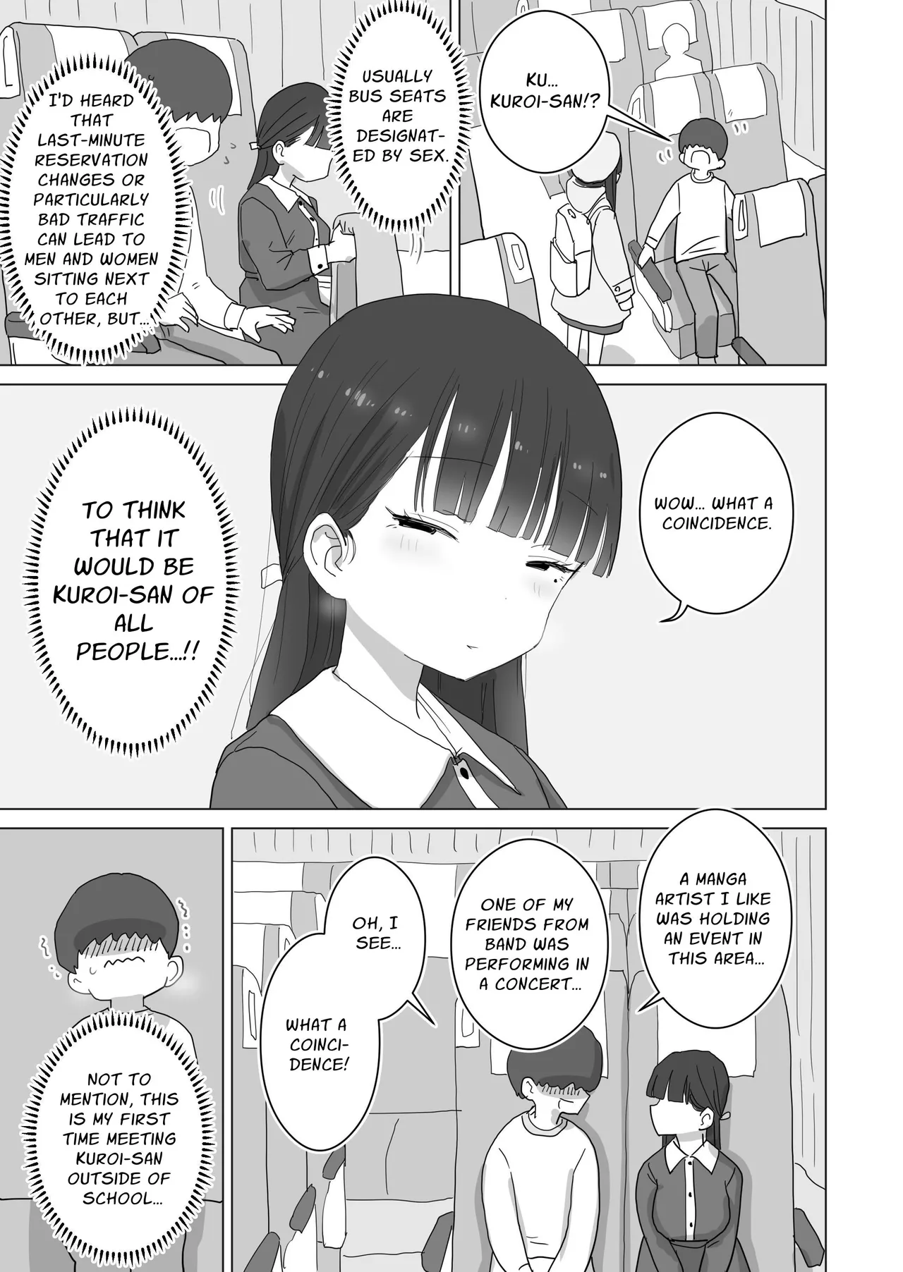 My Classmate Kuroi Lets Me Secretly Creampie Her Even On An Overnight Bus page 5