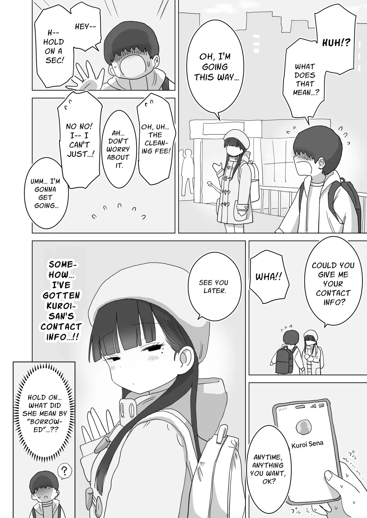My Classmate Kuroi Lets Me Secretly Creampie Her Even On An Overnight Bus page 50