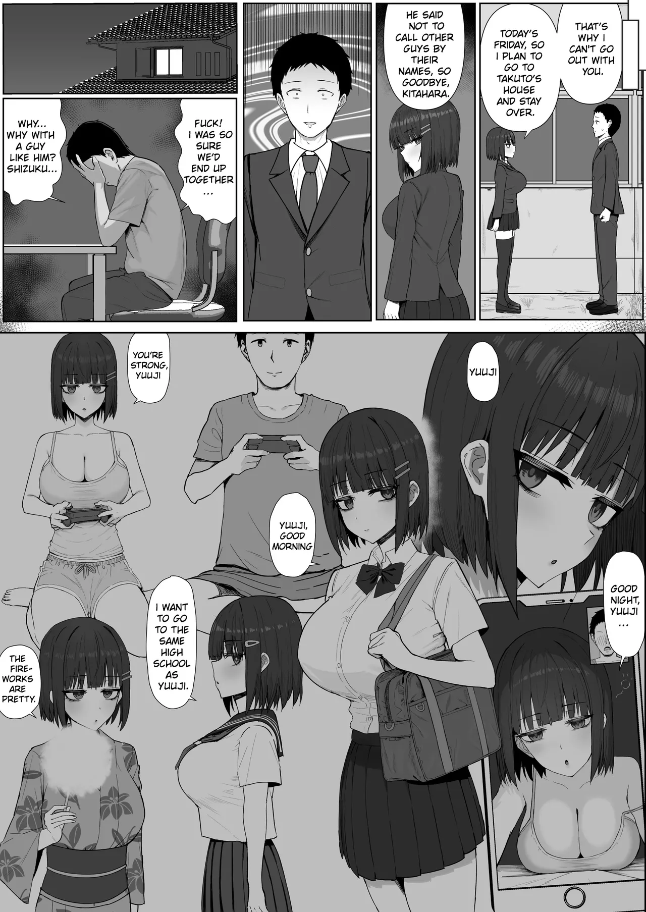 My Expressionless Childhood Friend Was Snatched Away by a Creepy Otaku and Was Having Lovey-Dovey Tongue-Kissing Sex page 20