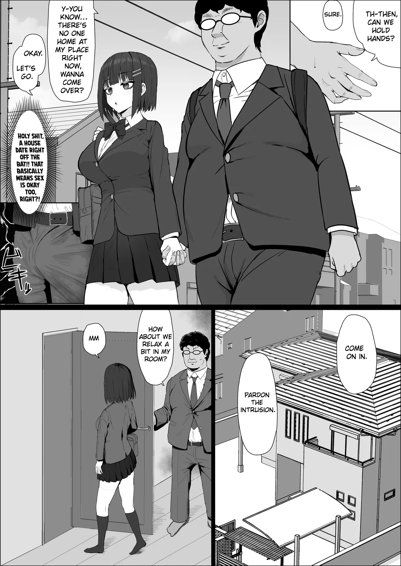 My Expressionless Childhood Friend Was Snatched Away by a Creepy Otaku and Was Having Lovey-Dovey Tongue-Kissing Sex page 8